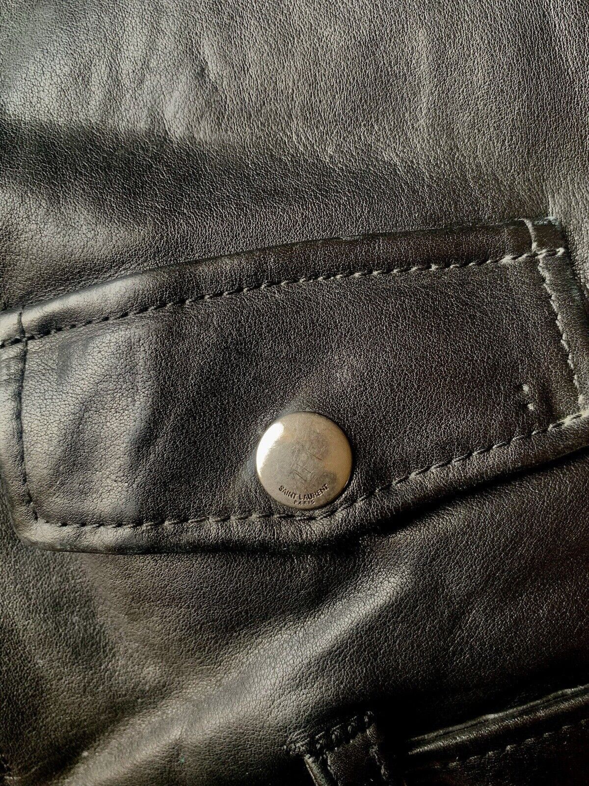 Saint Laurent Paris Saint Laurent Paris Bike Leather Jacket Size US L / EU 52-54 / 3 - 8 Thumbnail