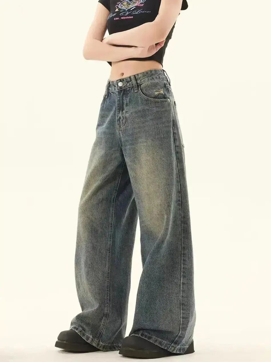 Japanese Brand washed faded tie dye gradient punk hiphop jeans Size US 30 / EU 46 - 4 Thumbnail