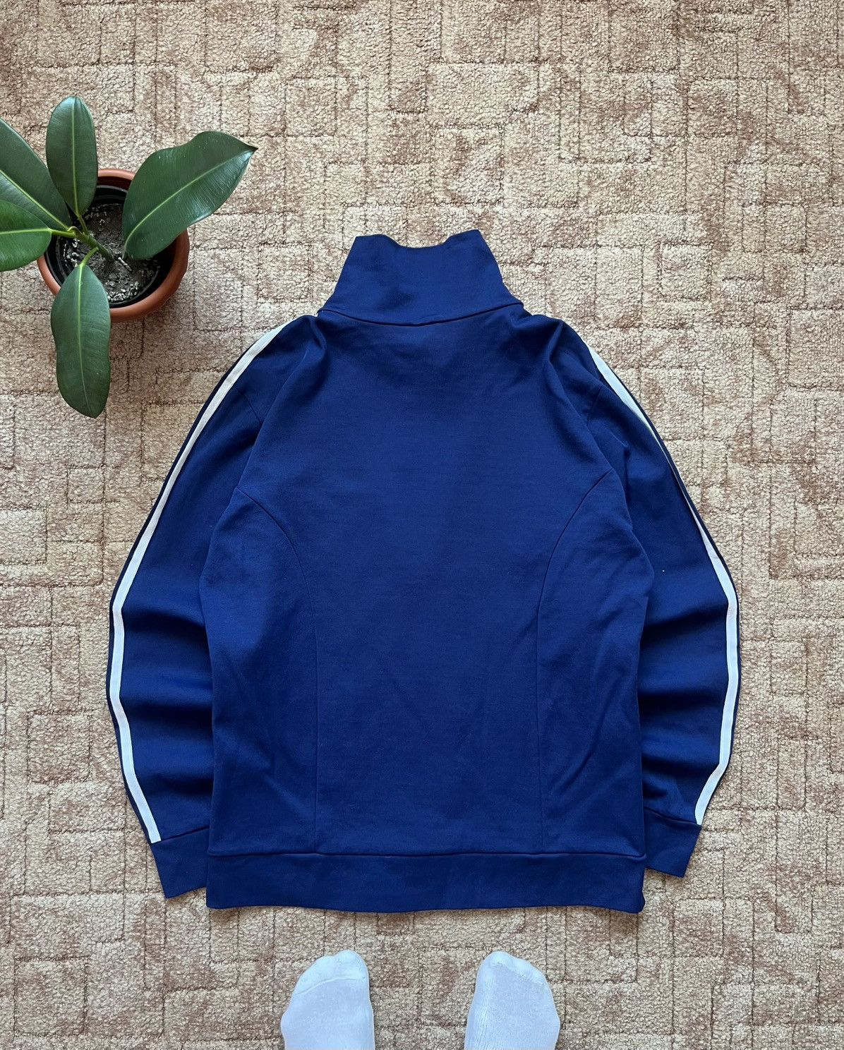 Adidas Vintage 1980s Adidas Made In Brazil Track Up Full Zip Jacket Size US L / EU 52-54 / 3 - 5 Thumbnail