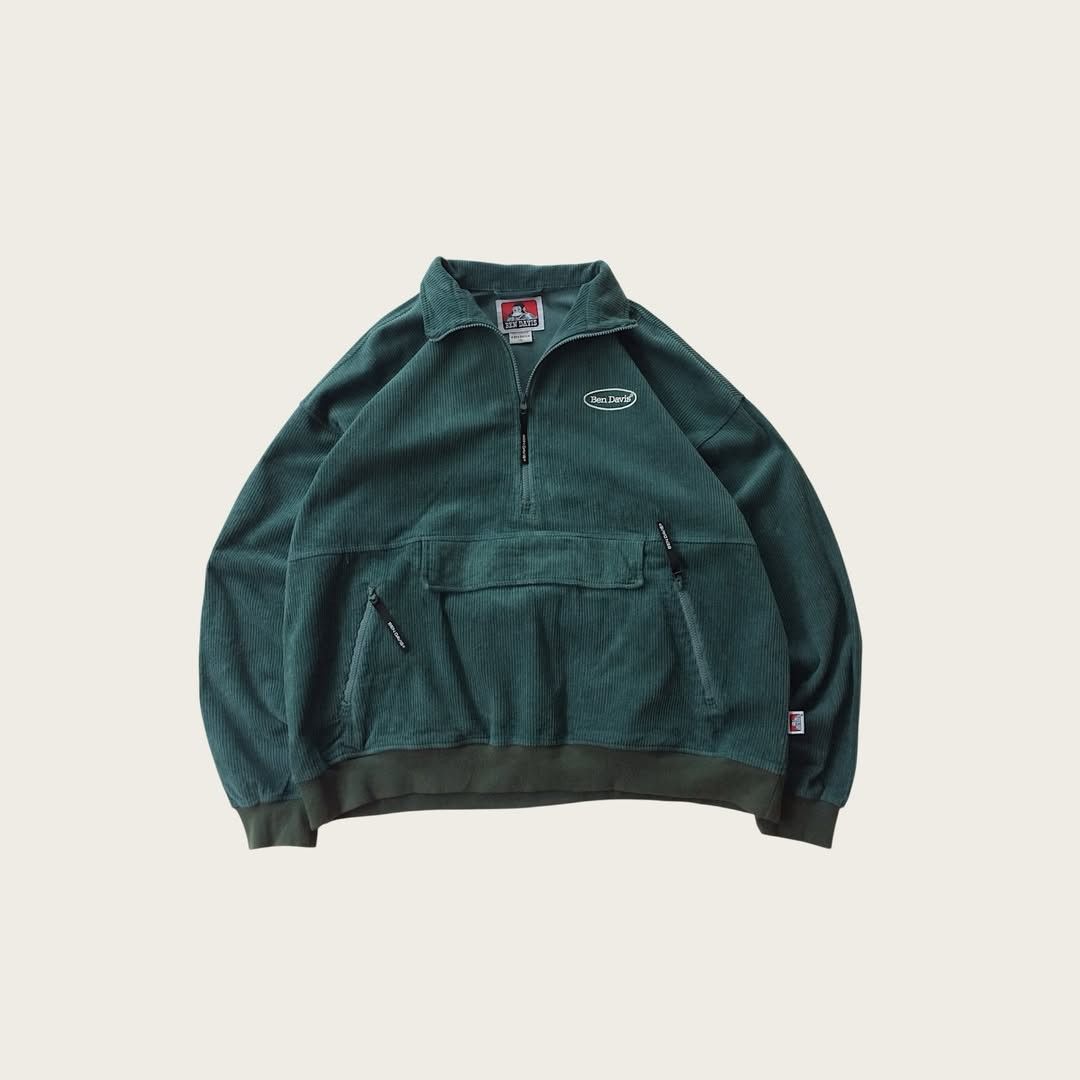 Ben Davis Ben Davis Corduroy Half‑Zip Size US XL / EU 56 / 4 - 1 Thumbnail