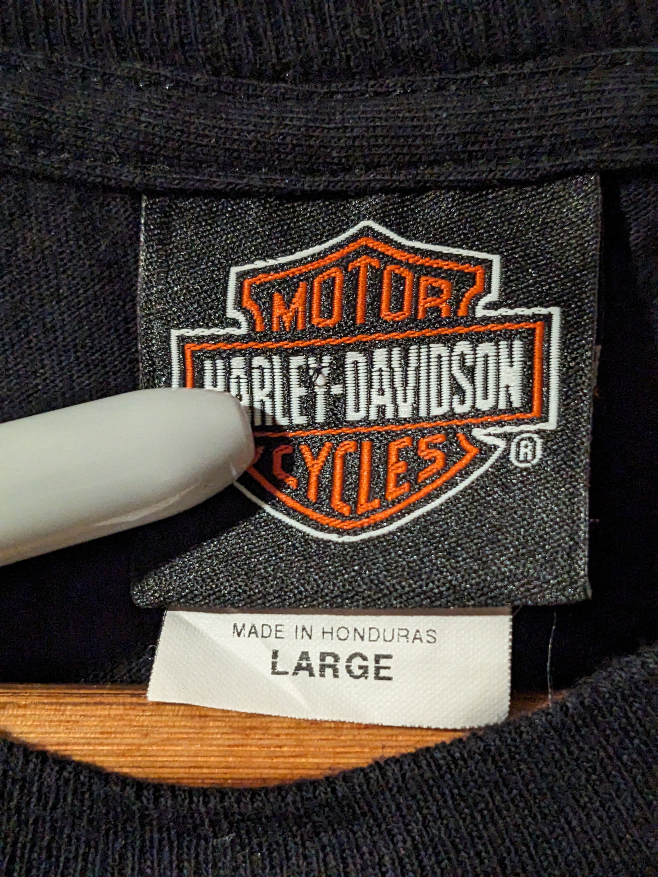 Harley Davidson Vintage 2003 Harley Davidson Motorcycle Las Vegas T-Shirt Size US L / EU 52-54 / 3 - 6 Thumbnail