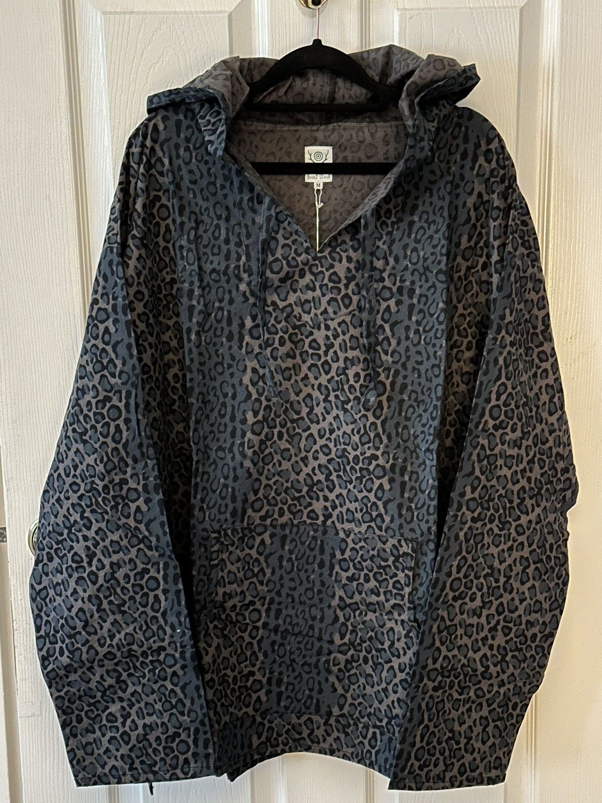 South2 West8 Taupe Leopard Hoodie Size US M / EU 48-50 / 2 - 1 Thumbnail