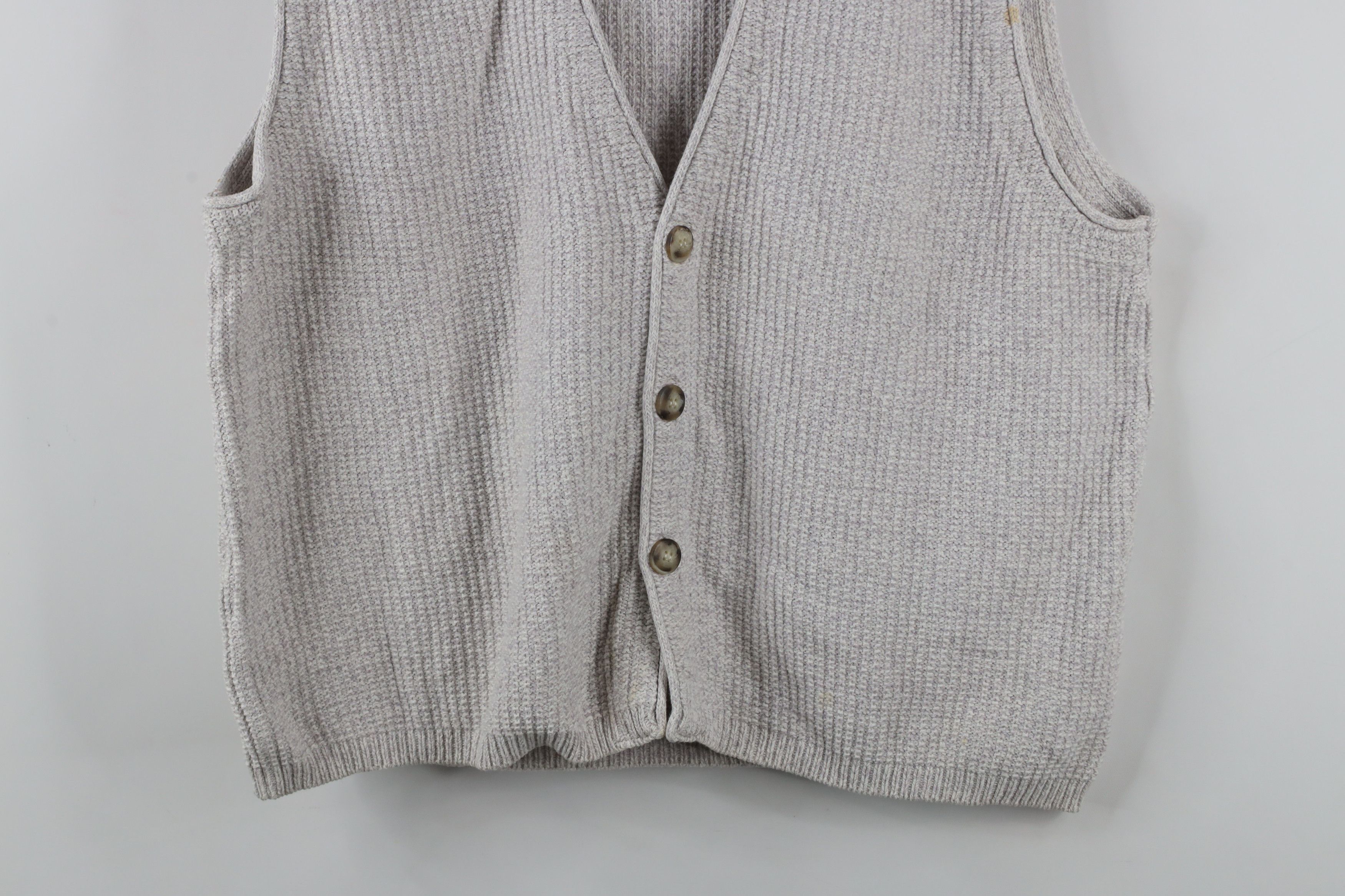 Eddie Bauer × Vintage Vintage 90s Eddie Bauer Knit Cardigan Sweater Vest USA Size US M / EU 48-50 / 2 - 3 Thumbnail