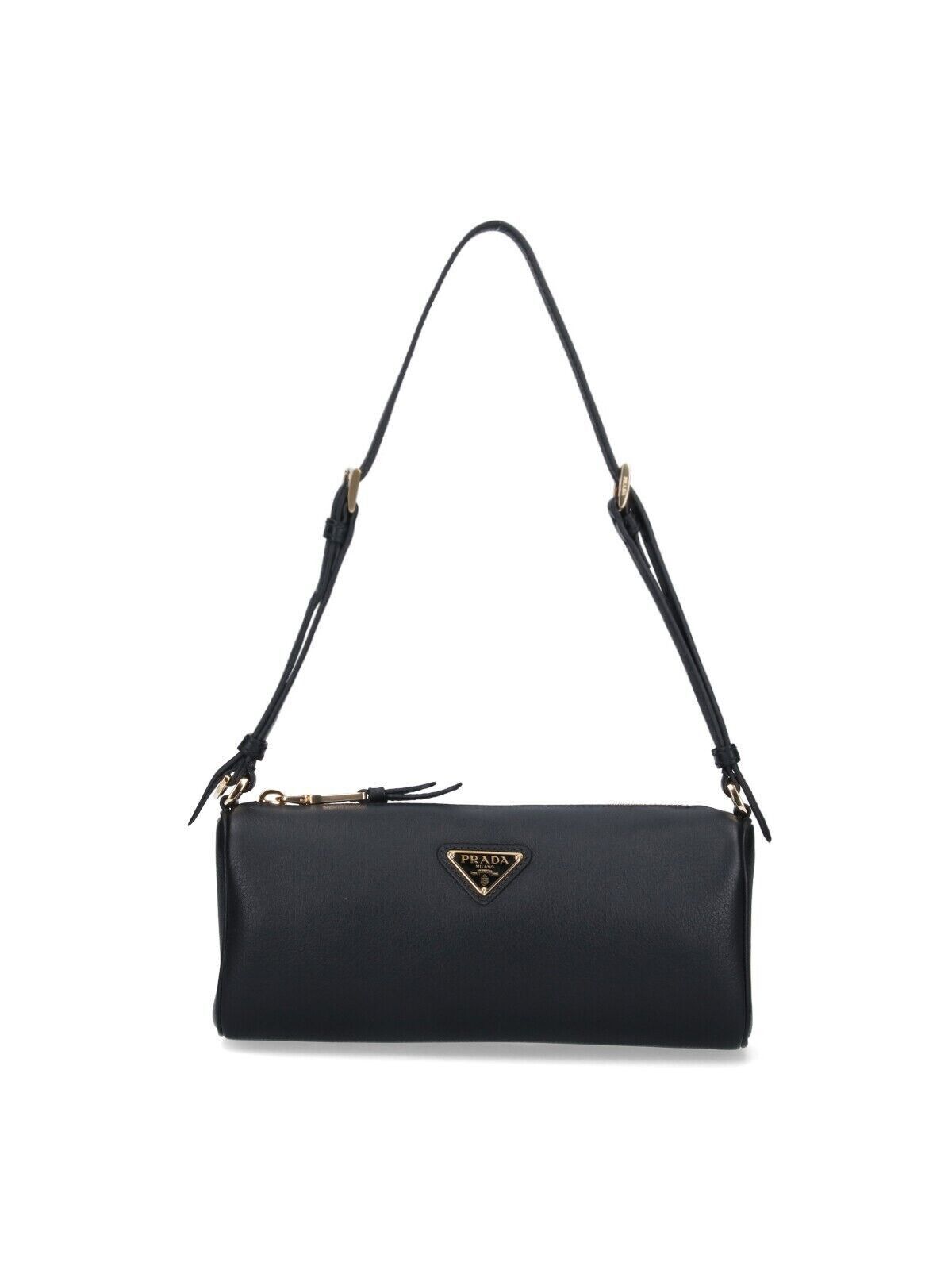 Prada PRADA $1890 Black Leather Pouch New And Authentic Size ONE SIZE - 5 Thumbnail