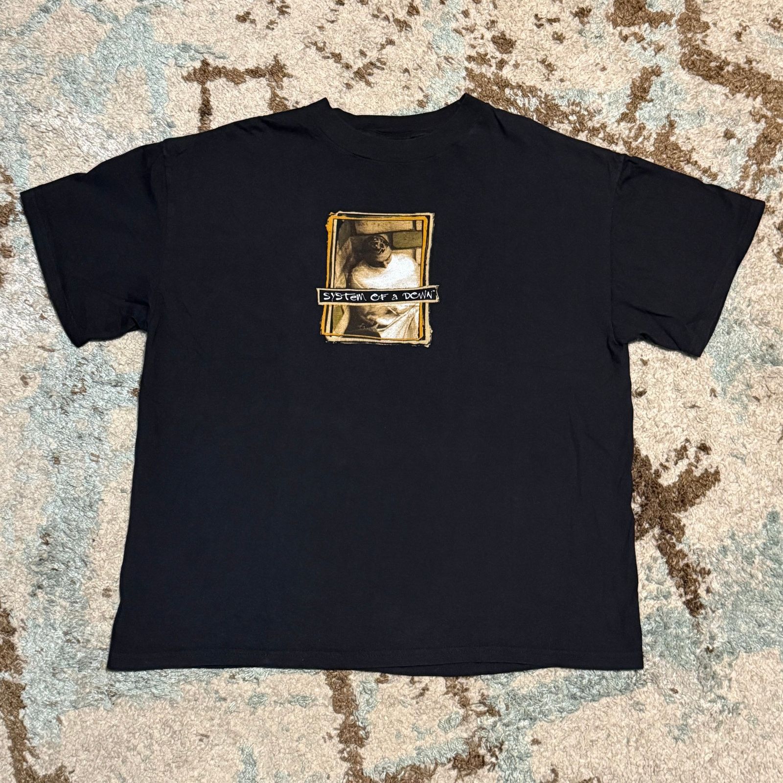 Band Tees × Vintage 2000s System of a Down Straitjacket Shirt Large SOAD Numetal Size US L / EU 52-54 / 3 - 2 Thumbnail