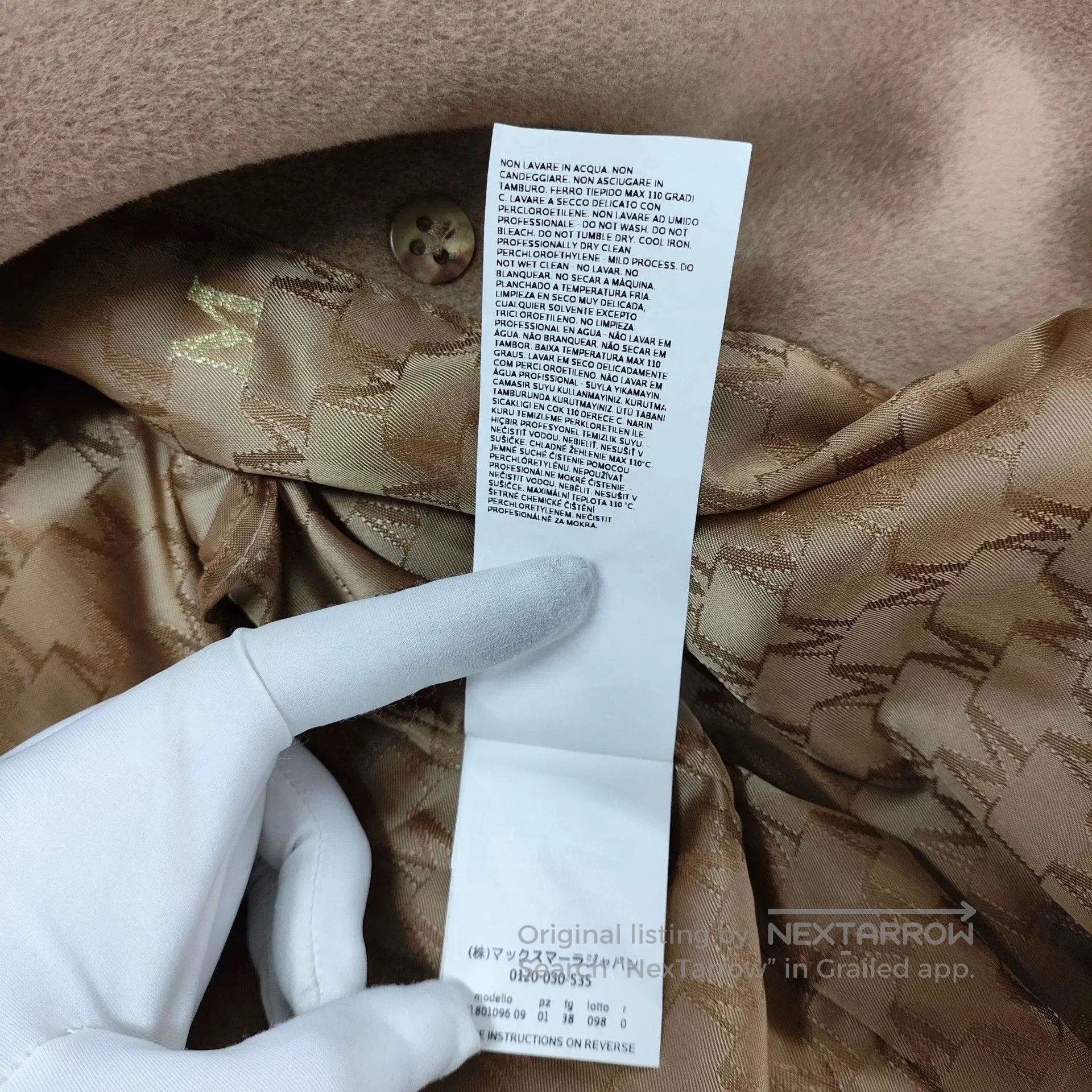 Other MaxMara Cashmere Coat Beige. Size US XS / EU 42 / 0 - 6 Thumbnail