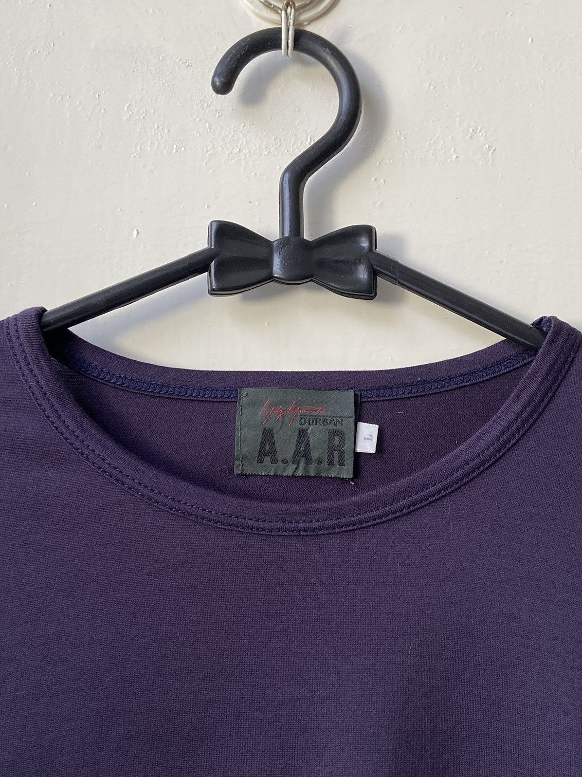 Designer A.A.R Yohji Yamamoto Purple Long Sleeve T-shirt Size US S / EU 44-46 / 1 - 13 Thumbnail