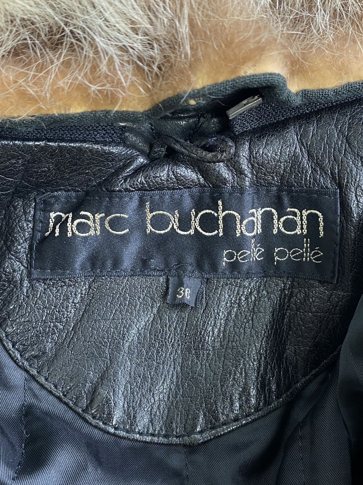 Pelle Pelle Vintage 90’s Pelle Pelle Marc Buchman Fur Leather Jacket Size US M / EU 48-50 / 2 - 8 Thumbnail