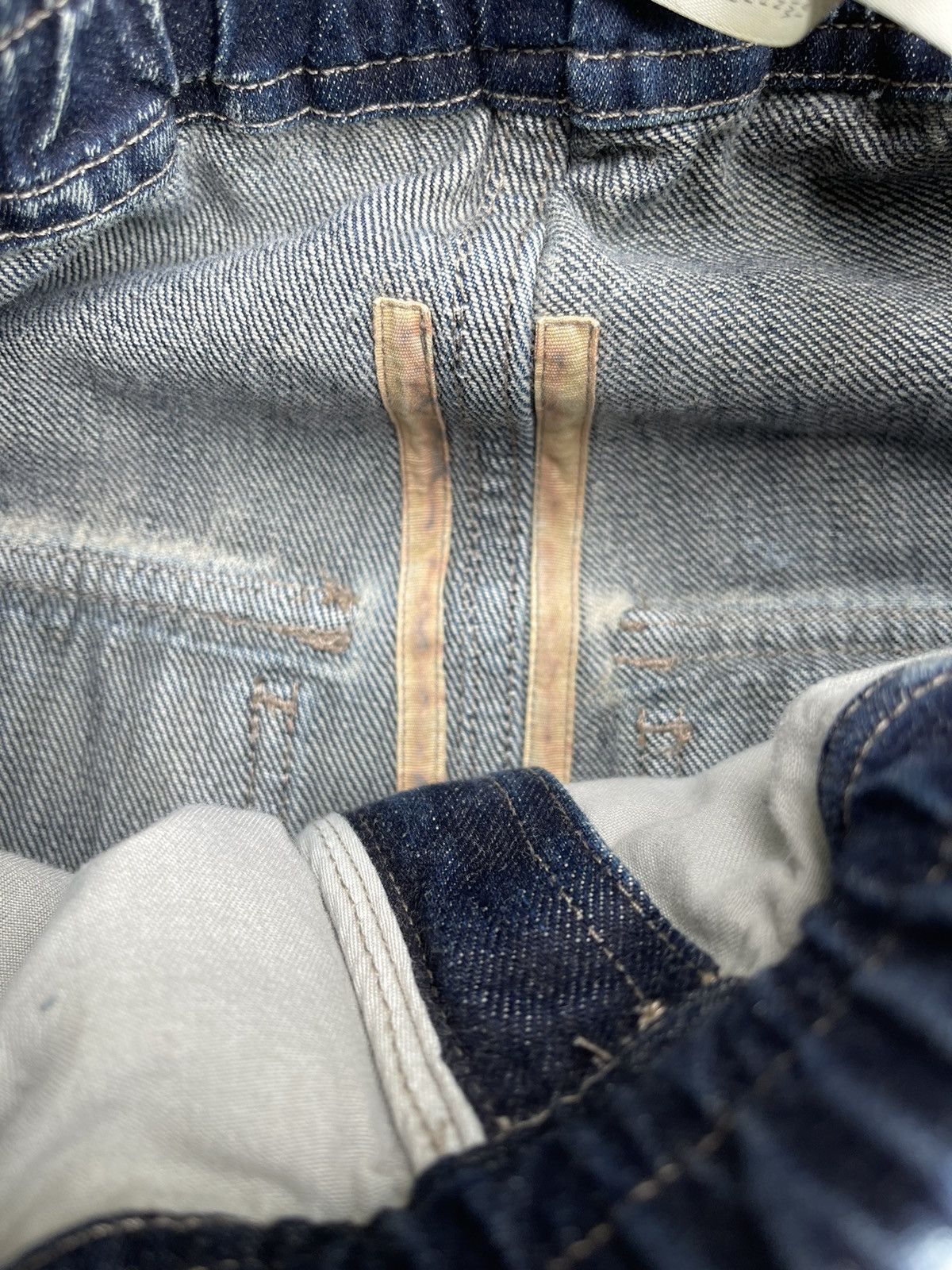 Rick Owens SS24 DRKSHDW denim double bela cargos distressed jumbo nwt Size US 33 - 7 Thumbnail