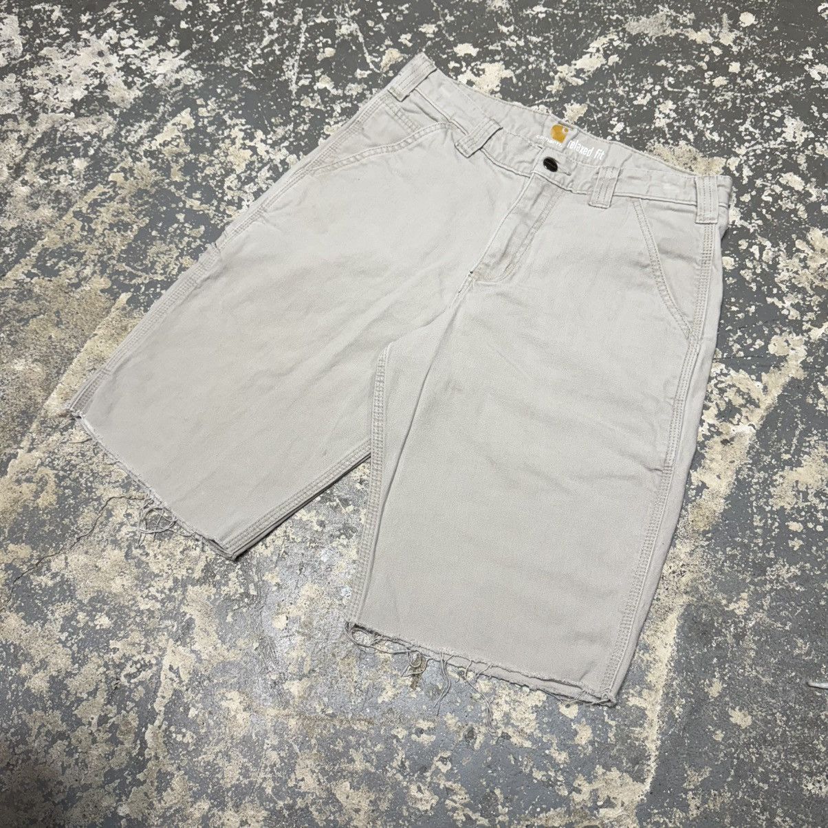 Carhartt Vintage Carhartt Tan/Cream Workwear Shorts Jorts Size US 30 / EU 46 - 4 Thumbnail