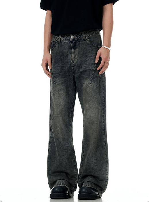Japanese Brand × Jean American high street distressed casual flared jeans Size US 32 / EU 48 - 3 Thumbnail