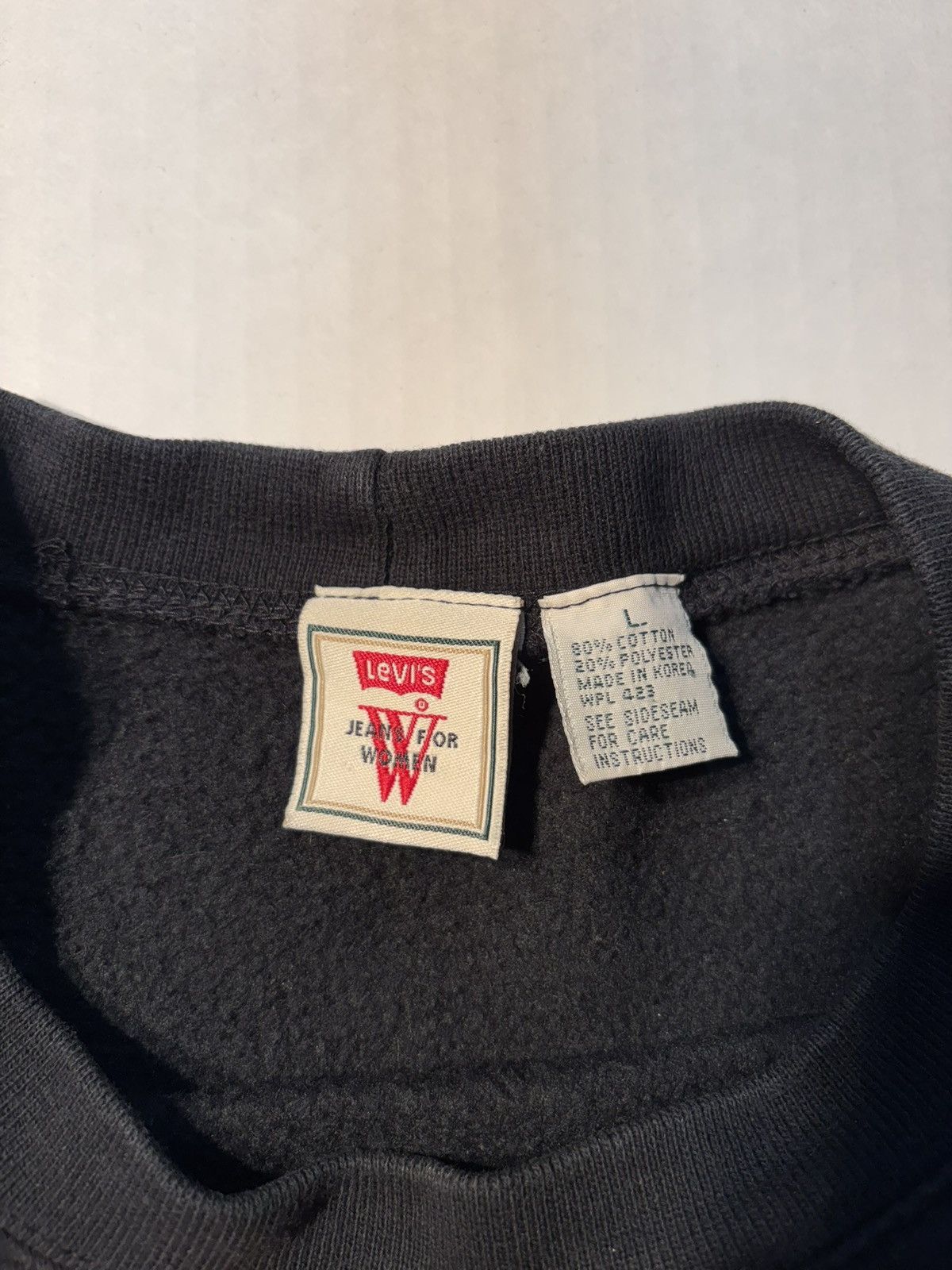 Levi's Vtg Levi’s Jeans Embroidered Logo 90’s Fleece Sweatshirt L Size US L / EU 52-54 / 3 - 3 Thumbnail