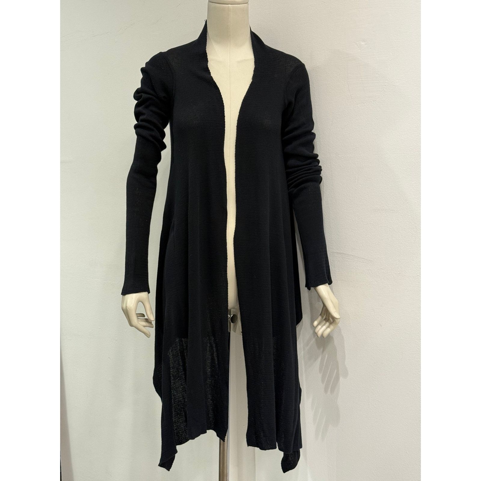 Rick Owens 2000s Rick Owens asymmetrical long cardigan Size S / US 4 / IT 40 - 4 Thumbnail