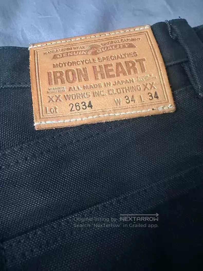 Iron Heart Iron Heart Jeans, black heavy canvas Size US 32 / EU 48 - 2 Thumbnail