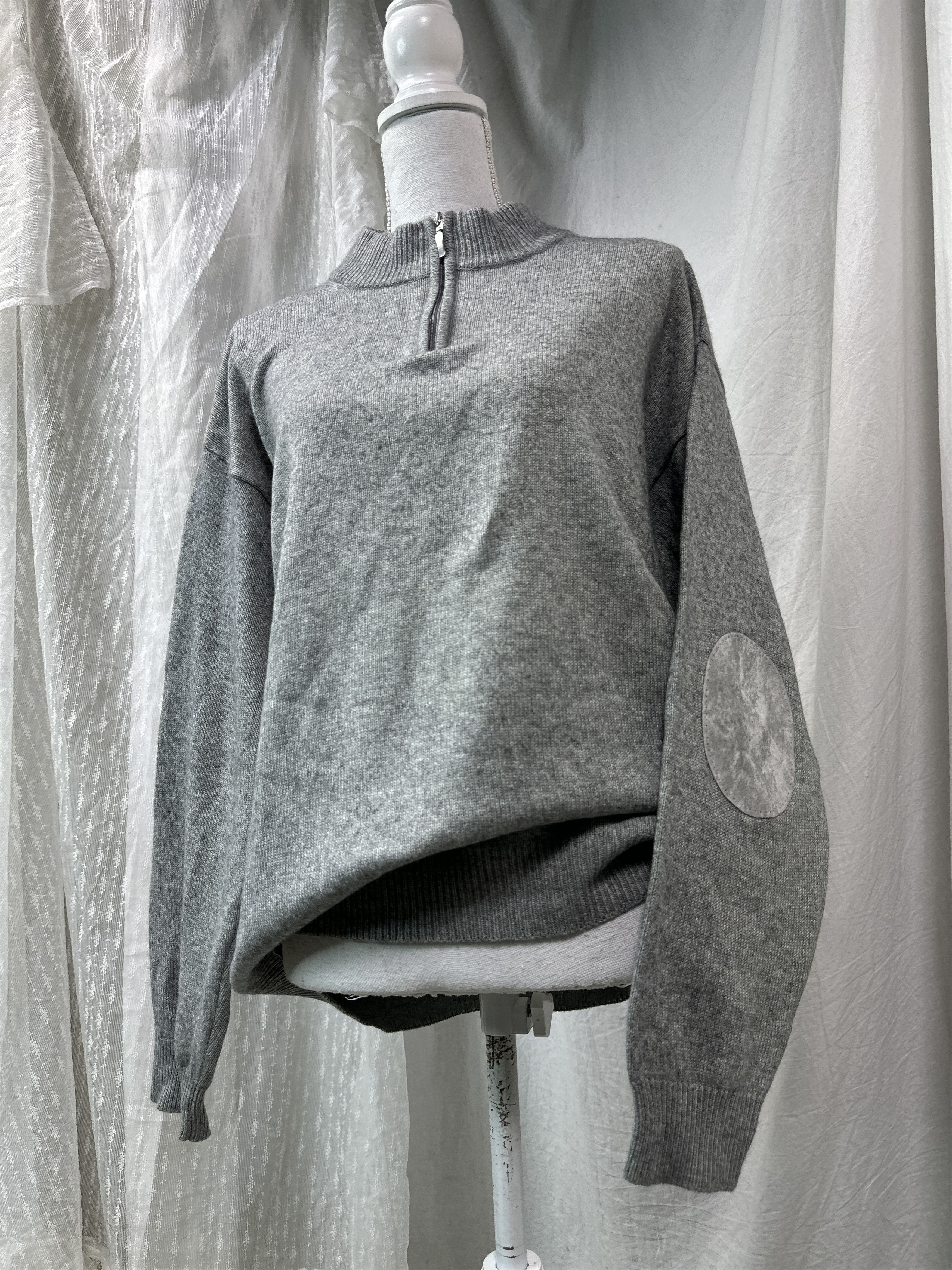 Vintage Vintage Cottage Silk Cashmere 1/4 Zip Sweater Y2K Size US XL / EU 56 / 4 - 1 Thumbnail