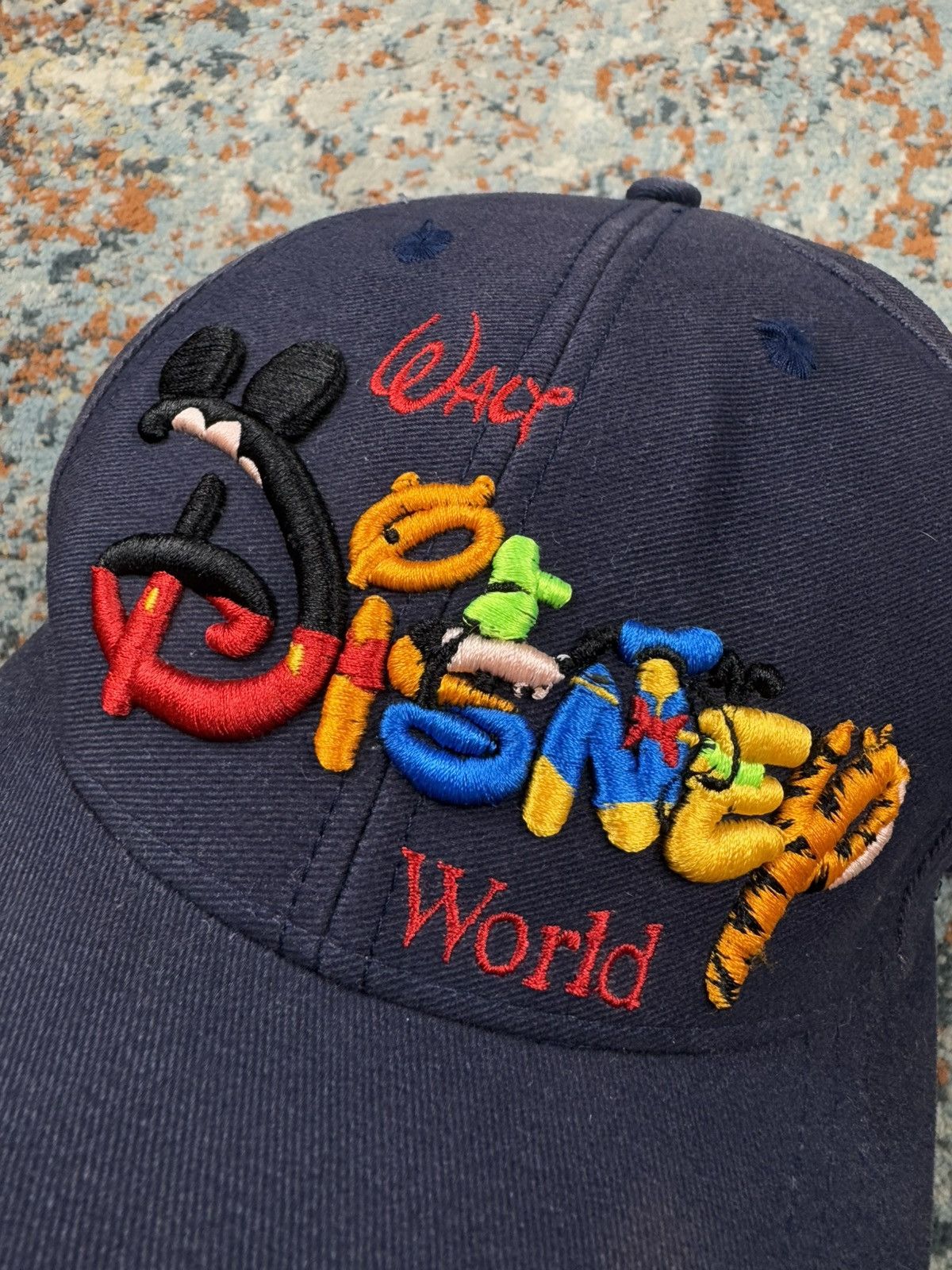 Disney × Vintage Vintage 90s Disney World embroidered big logo hat Size ONE SIZE - 6 Thumbnail