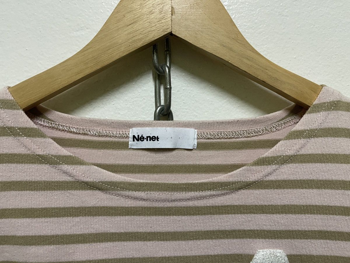 Issey Miyake × Ne-Net Nenet Striped T Shirt Size M / US 6-8 / IT 42-44 - 7 Thumbnail