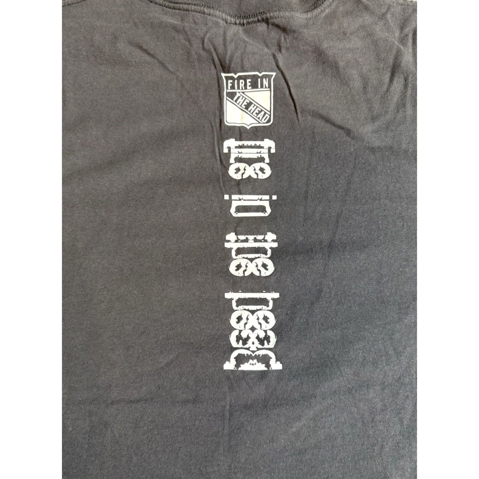 Gildan VINTAGE FITH Fire In The Head Band T Shirt XL Michael Page Hardcore Punk 2005 Size US XL / EU 56 / 4 - 4 Thumbnail