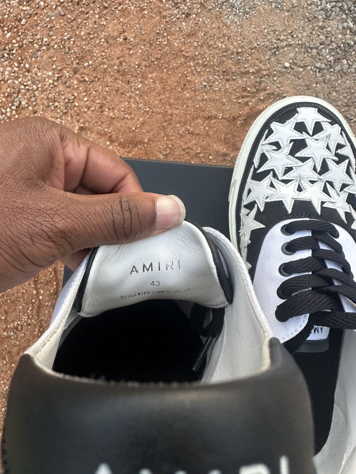 Amiri Amiri Stars Court Lace Up Size US 10 / EU 43 - 7 Thumbnail