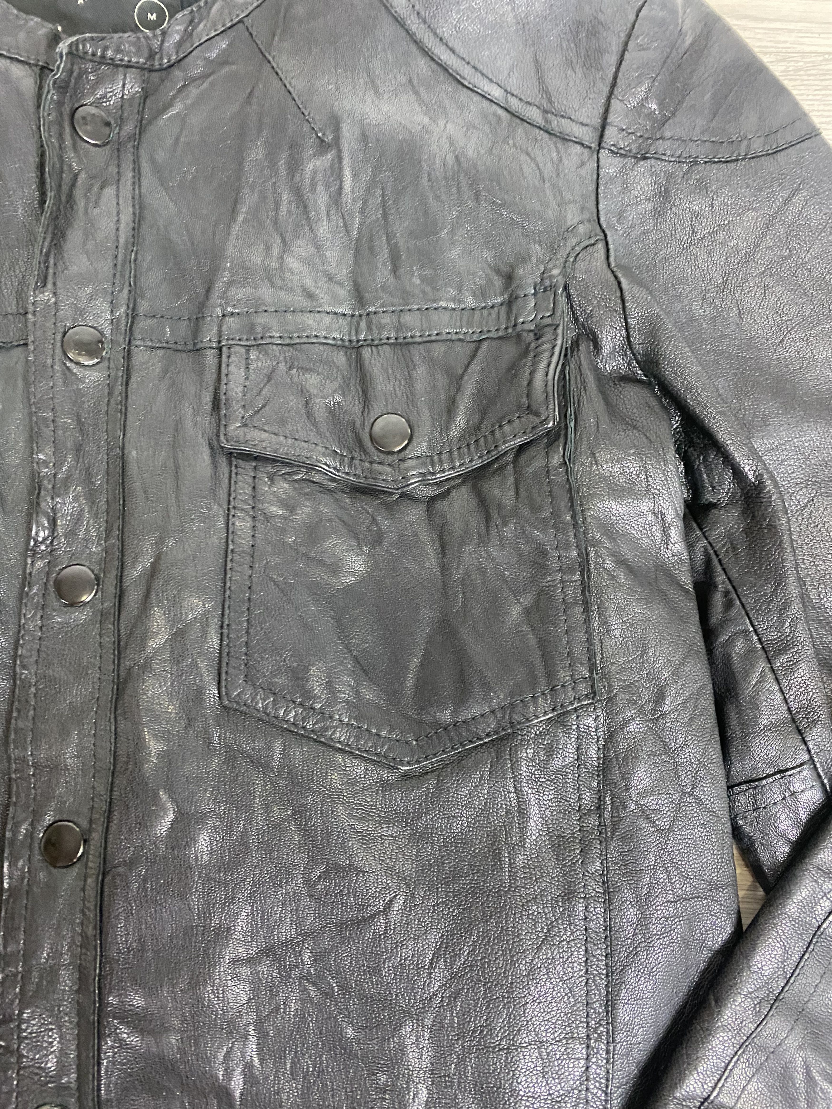 Allsaints Allsaints Leather Jacket Shirt Size US M / EU 48-50 / 2 - 6 Thumbnail
