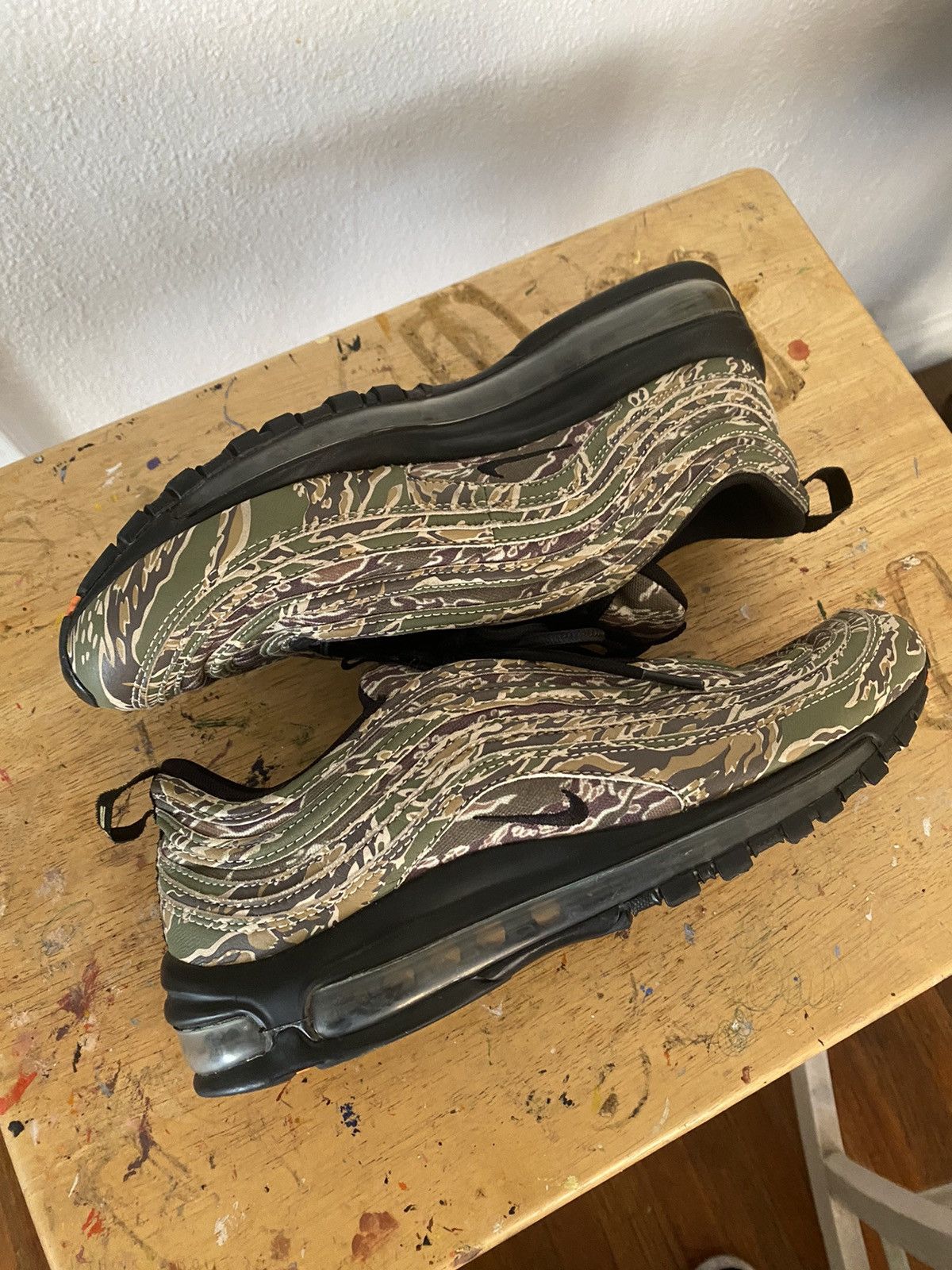 image of Nike Airmax 97 Country Camo Shoes, Men's (Size 9.5)
