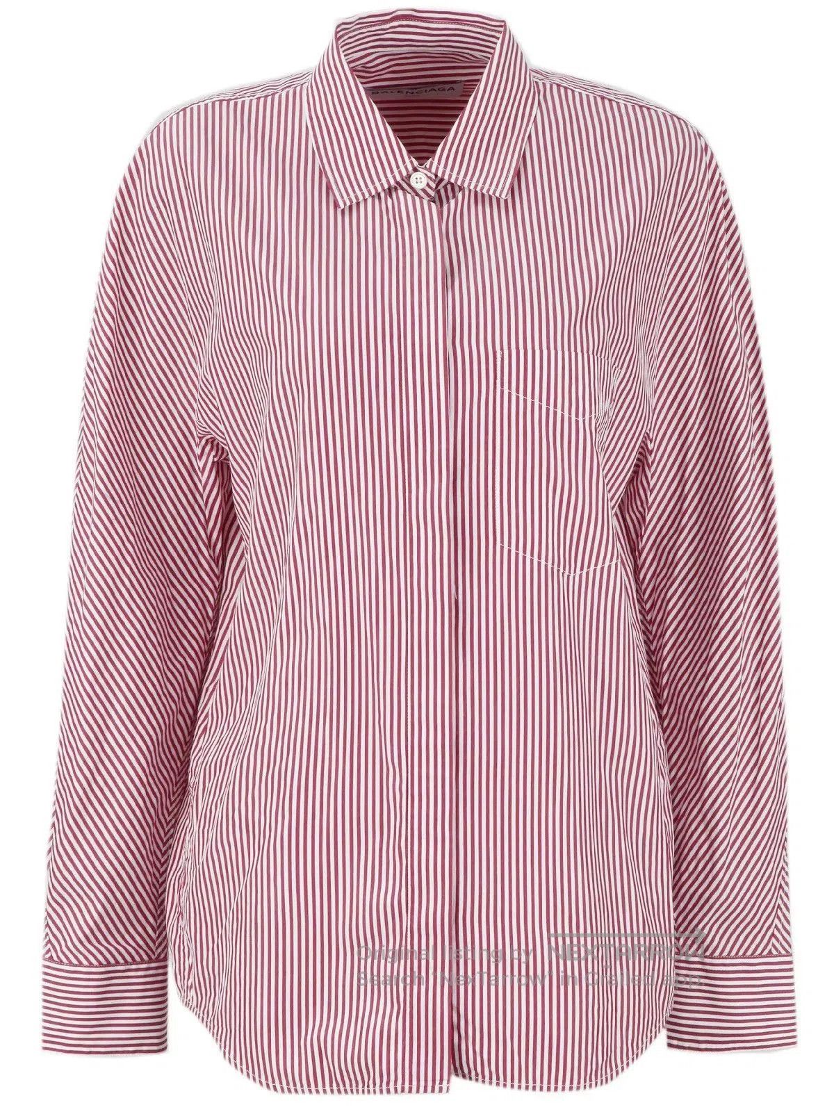Balenciaga Balenciaga SS17 Oversized Striped Shirt. Size US M / EU 48-50 / 2 - 1 Thumbnail