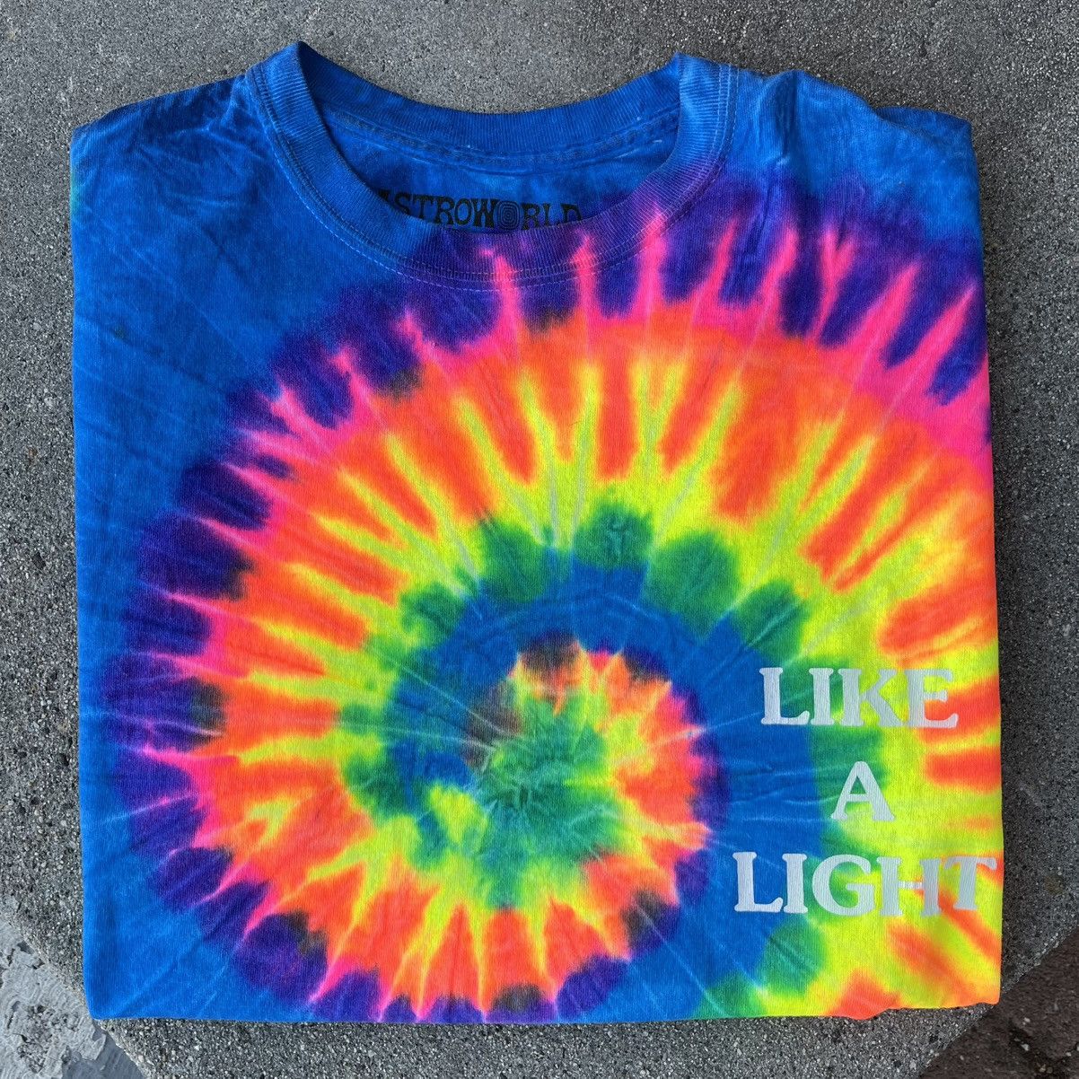Travis Scott DS Travis Scott ‘Like a Light’ Sicko Mode Merch Tee Sz L Size US L / EU 52-54 / 3 - 5 Thumbnail