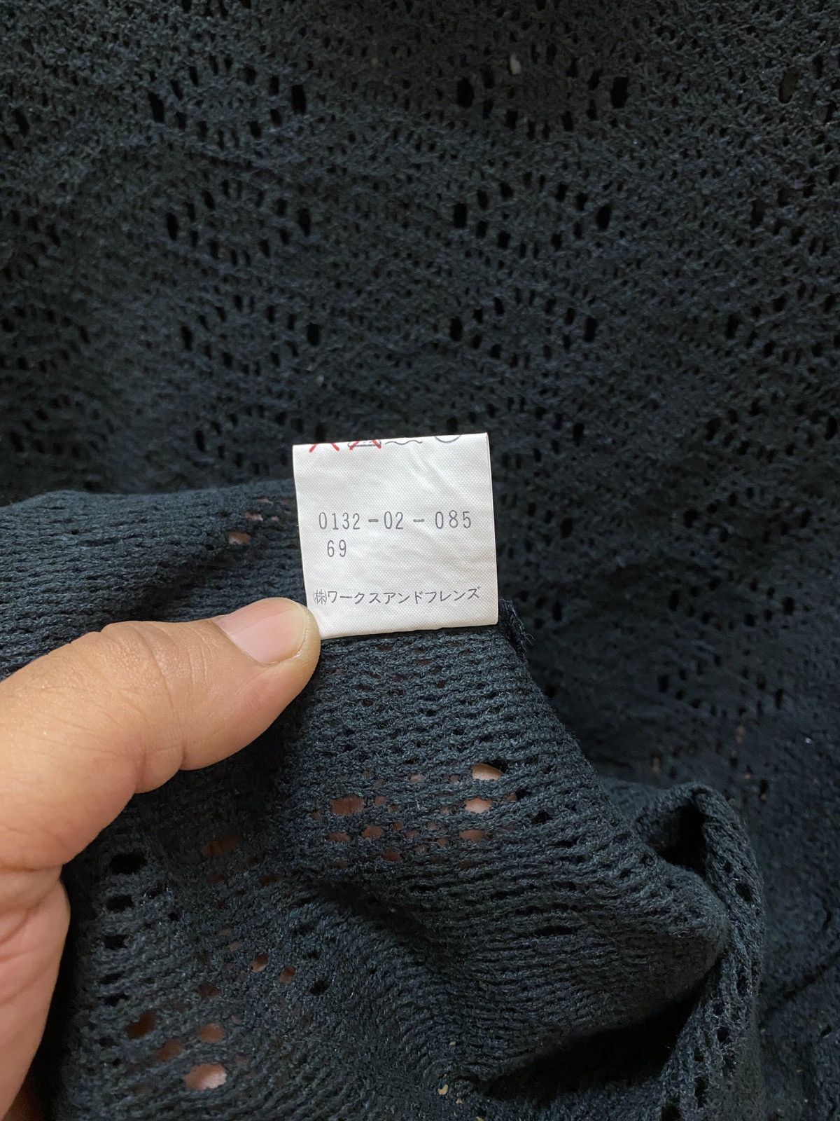Vintage Vintage Yohji Yamamoto Workshop Mesh Tshirt Size M / US 6-8 / IT 42-44 - 9 Thumbnail