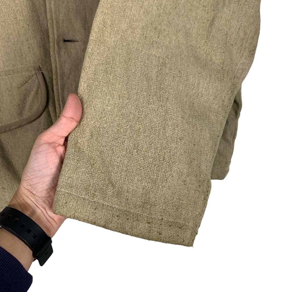 ABAHOUSE ABAHHOUSE Hooded Jacket Button Closure #0329-C15 Size US XL / EU 56 / 4 - 13 Thumbnail