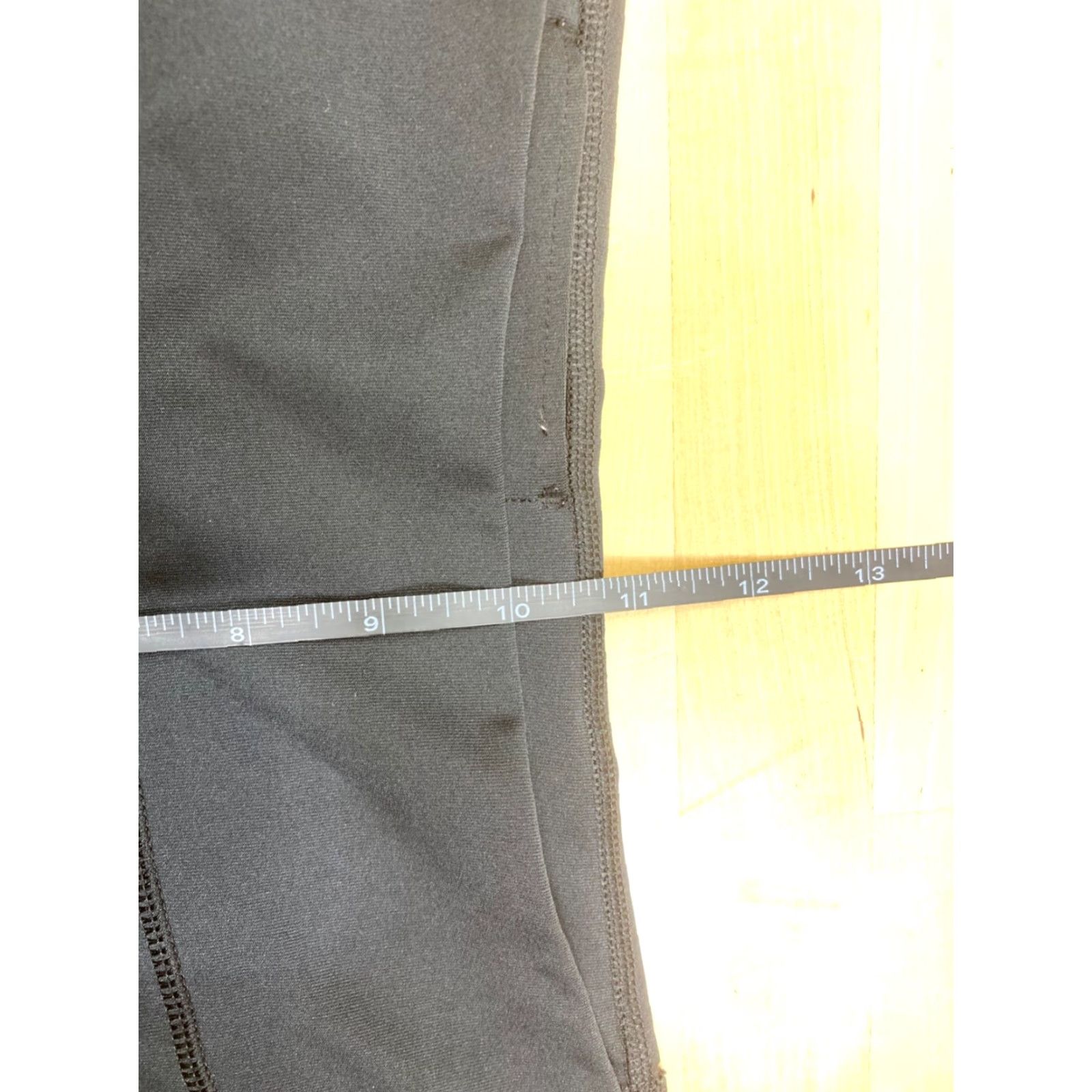 Nike Nike Dri-FIT Capri Leggings Women L Black Gym Training Size 36" / US 14 / IT 50 - 7 Thumbnail
