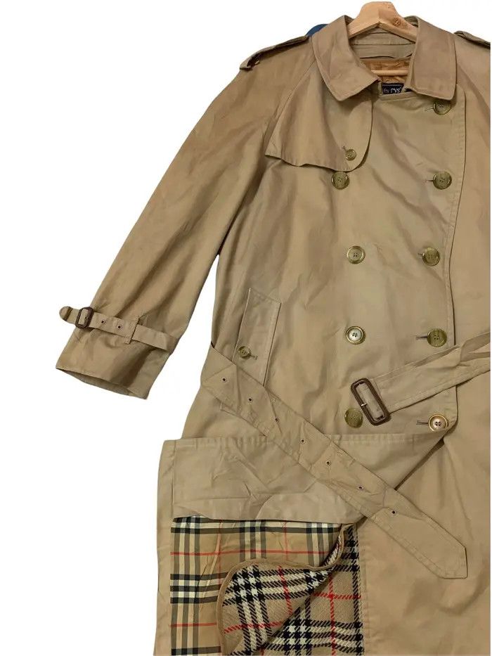Burberry Burberrys Double Breasted Nova Check Trench Coat Size US M / EU 48-50 / 2 - 3 Thumbnail
