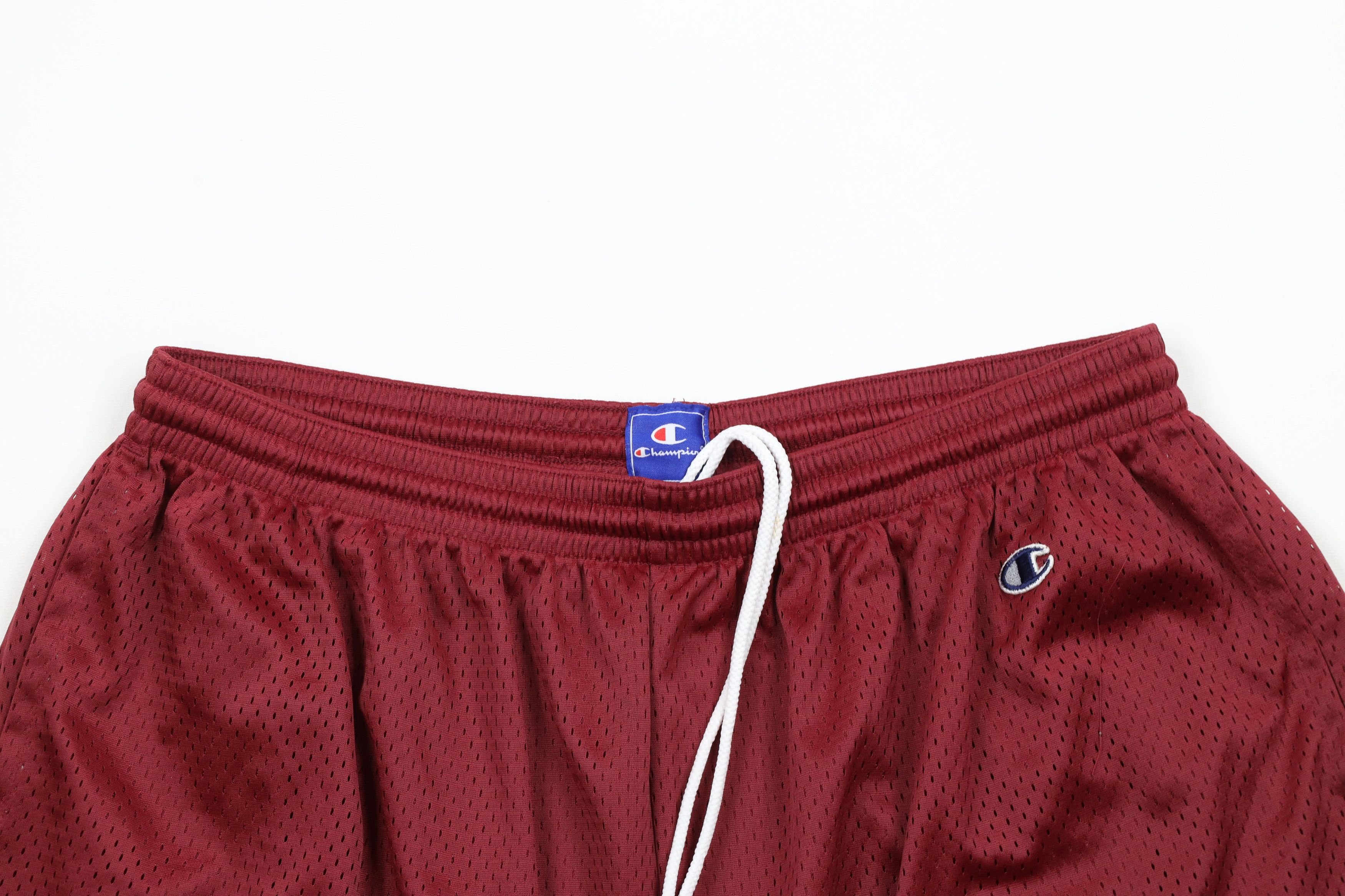 Champion Vintage Champion Logo Mesh Gym Basketball Shorts Red Size US 40 / EU 56 - 2 Thumbnail