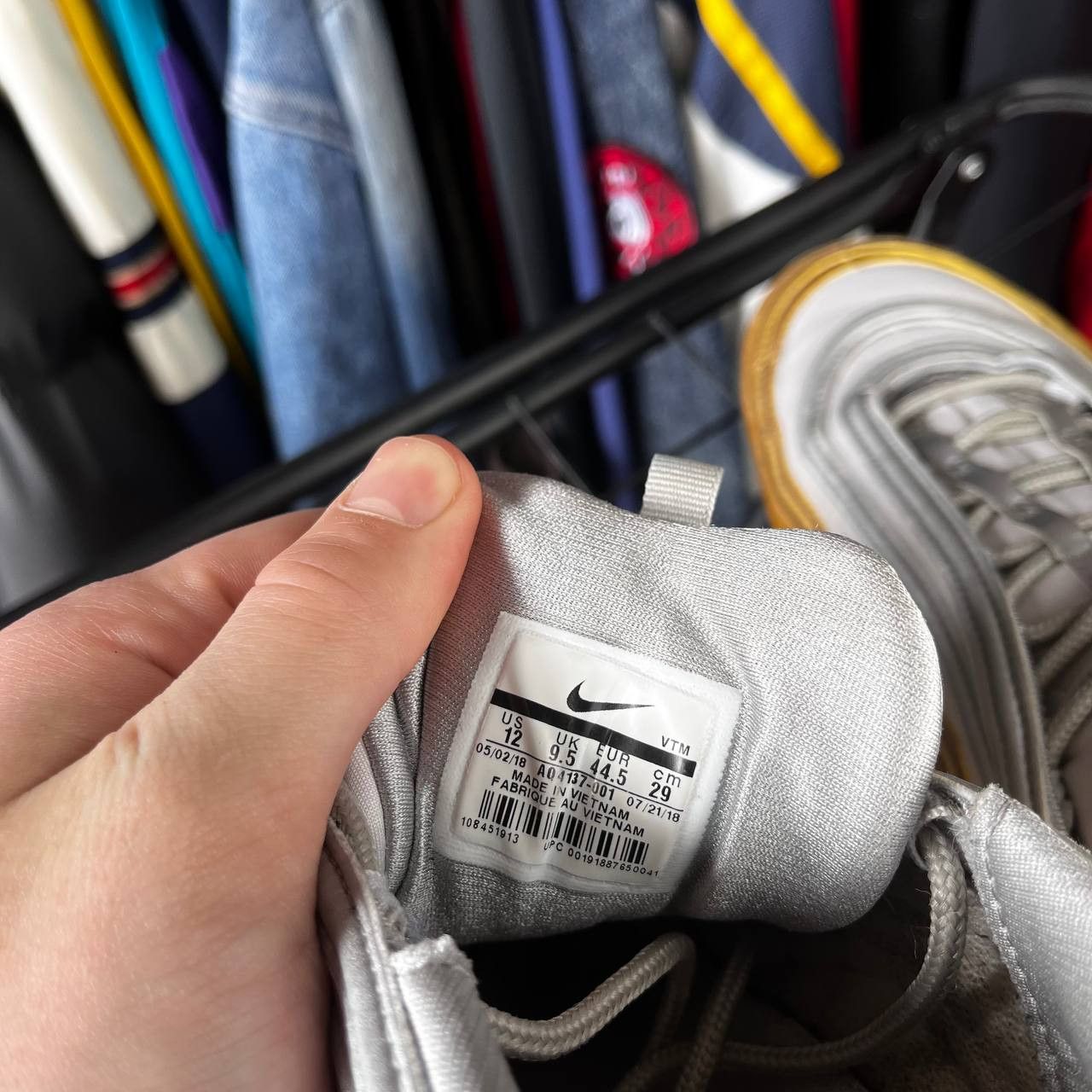 Nike Nike Air Max 97 SE Vast Grey/Silver/Metallic Gold Sneakers Size US 12 / EU 45 - 17 Thumbnail