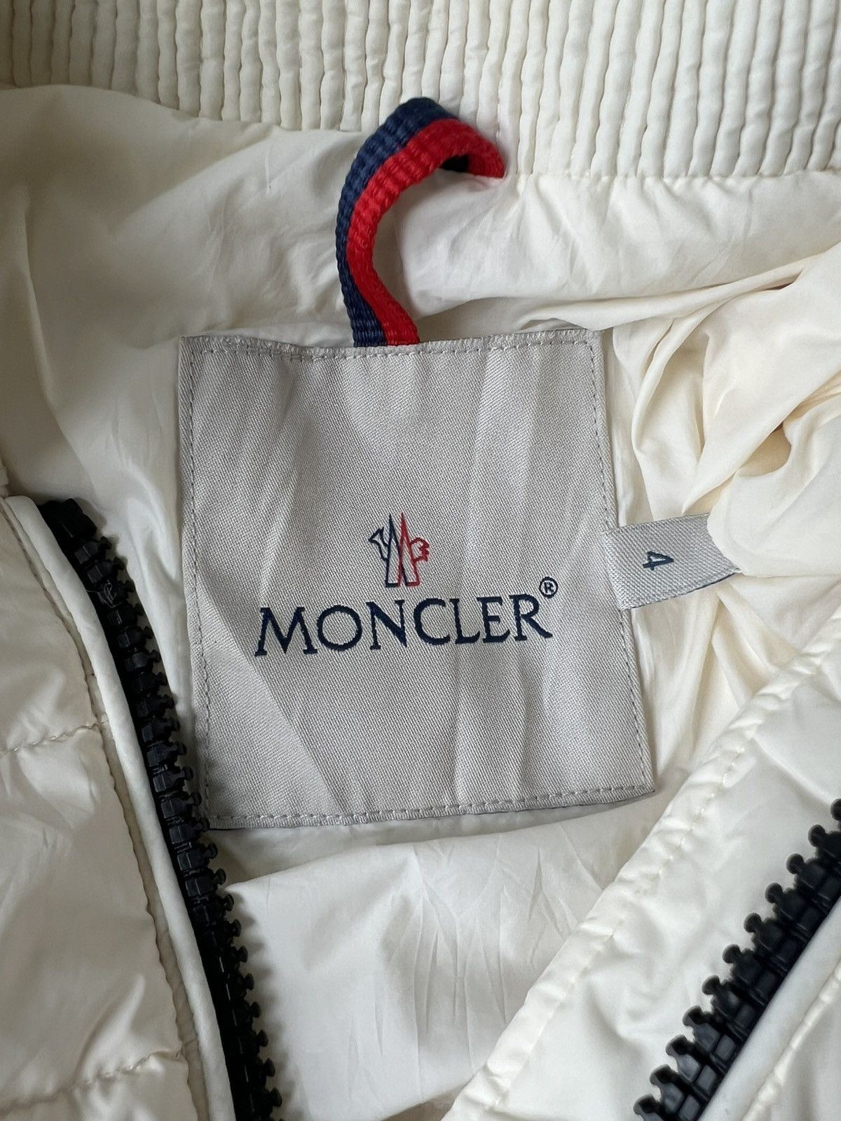 Moncler Moncler Blenca Lounge Saison White Down Puffer Jacket Size L / US 10 / IT 46 - 9 Thumbnail
