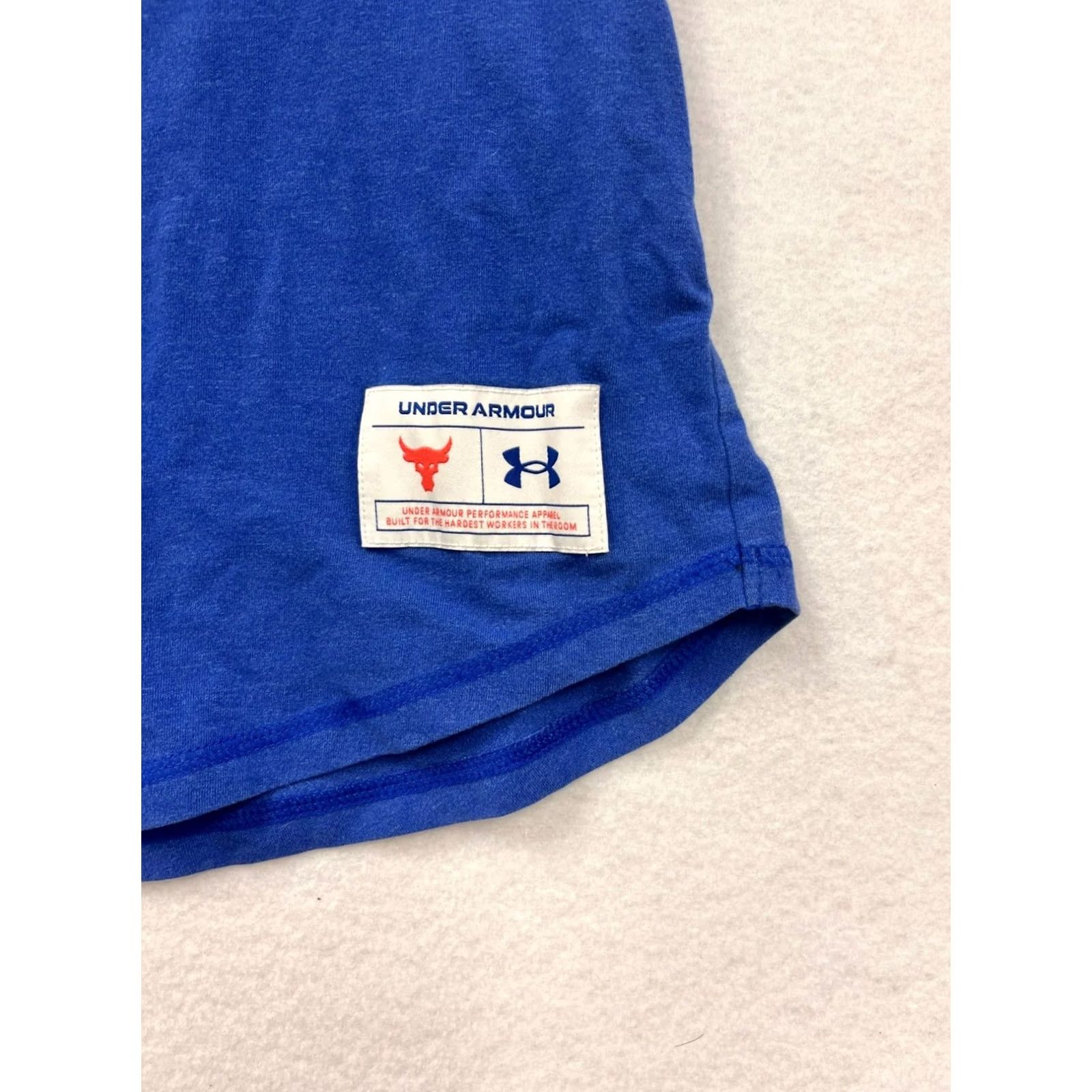 Under Armour Under Armour Project Rock Tank Top Men Medium Blue Athletic TankTop Activewear Mens Size US M / EU 48-50 / 2 - 3 Thumbnail
