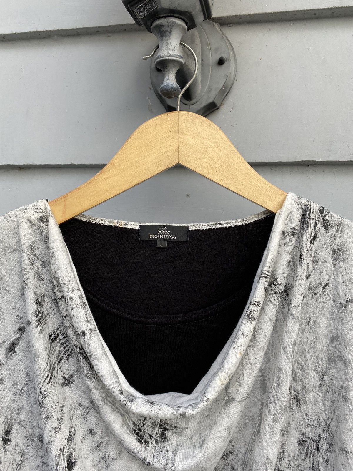 If Six Was Nine Sho Bernings Double Layer Asimetrics Tees Size L / US 10 / IT 46 - 3 Thumbnail