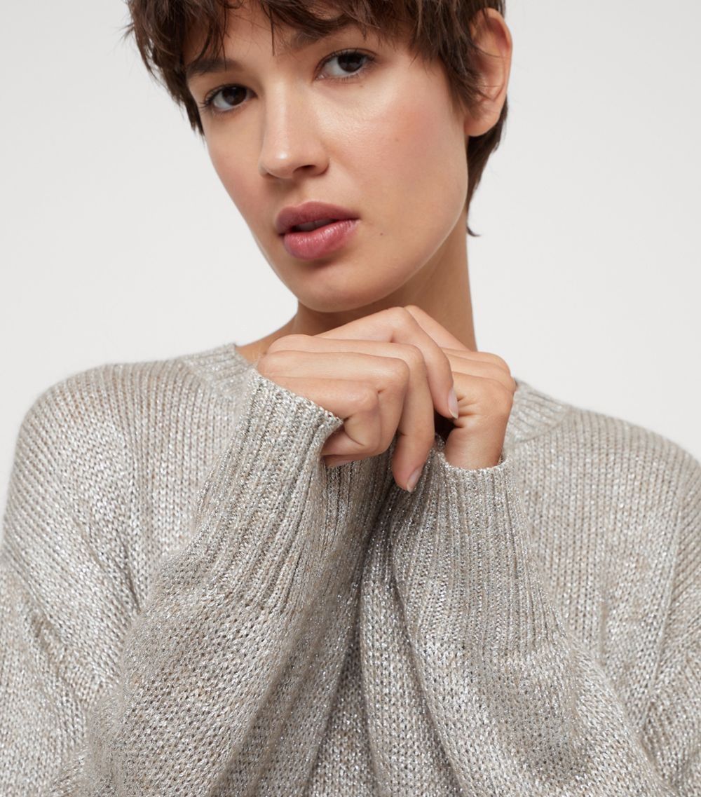 Brunello Cucinelli o1y0825 Crewneck Sweater in Beige Size L / US 10 / IT 46 - 2 Thumbnail