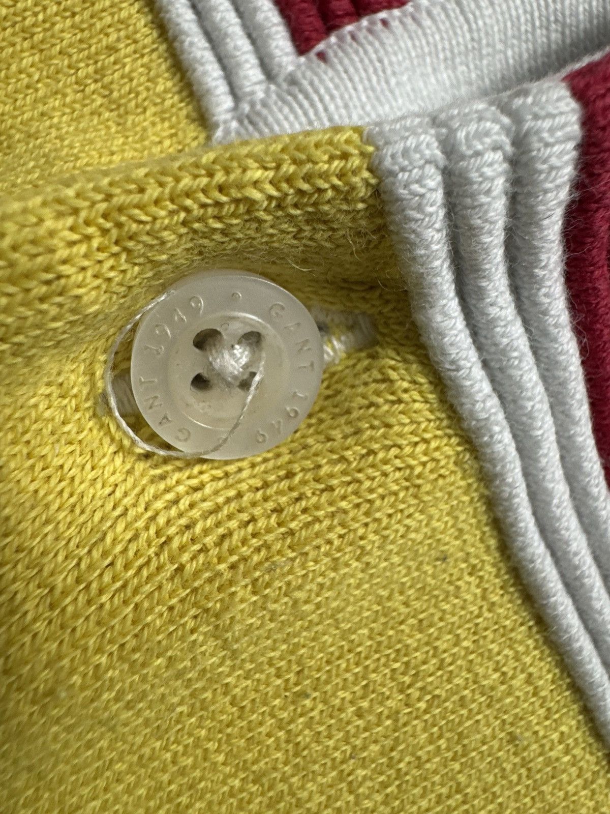 Gant Gant Vintage Striped Polo Rugby Sweatshirt Size M Size US M / EU 48-50 / 2 - 6 Thumbnail
