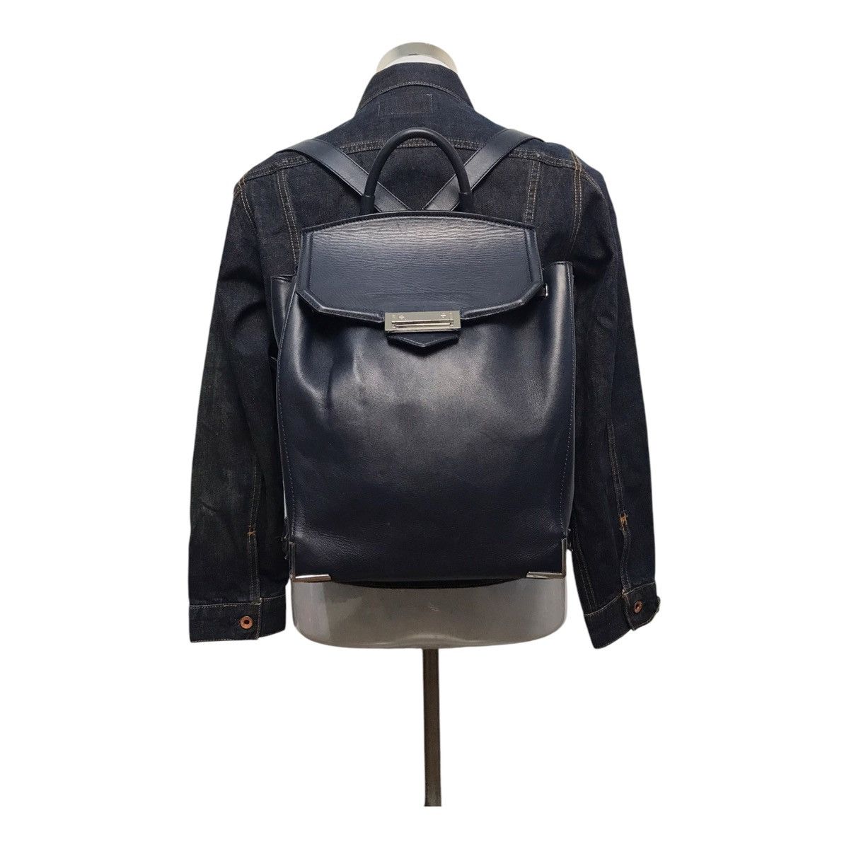 Alexander Wang Alexander wang Dark Blue Leather Bagpack Size ONE SIZE - 2 Thumbnail