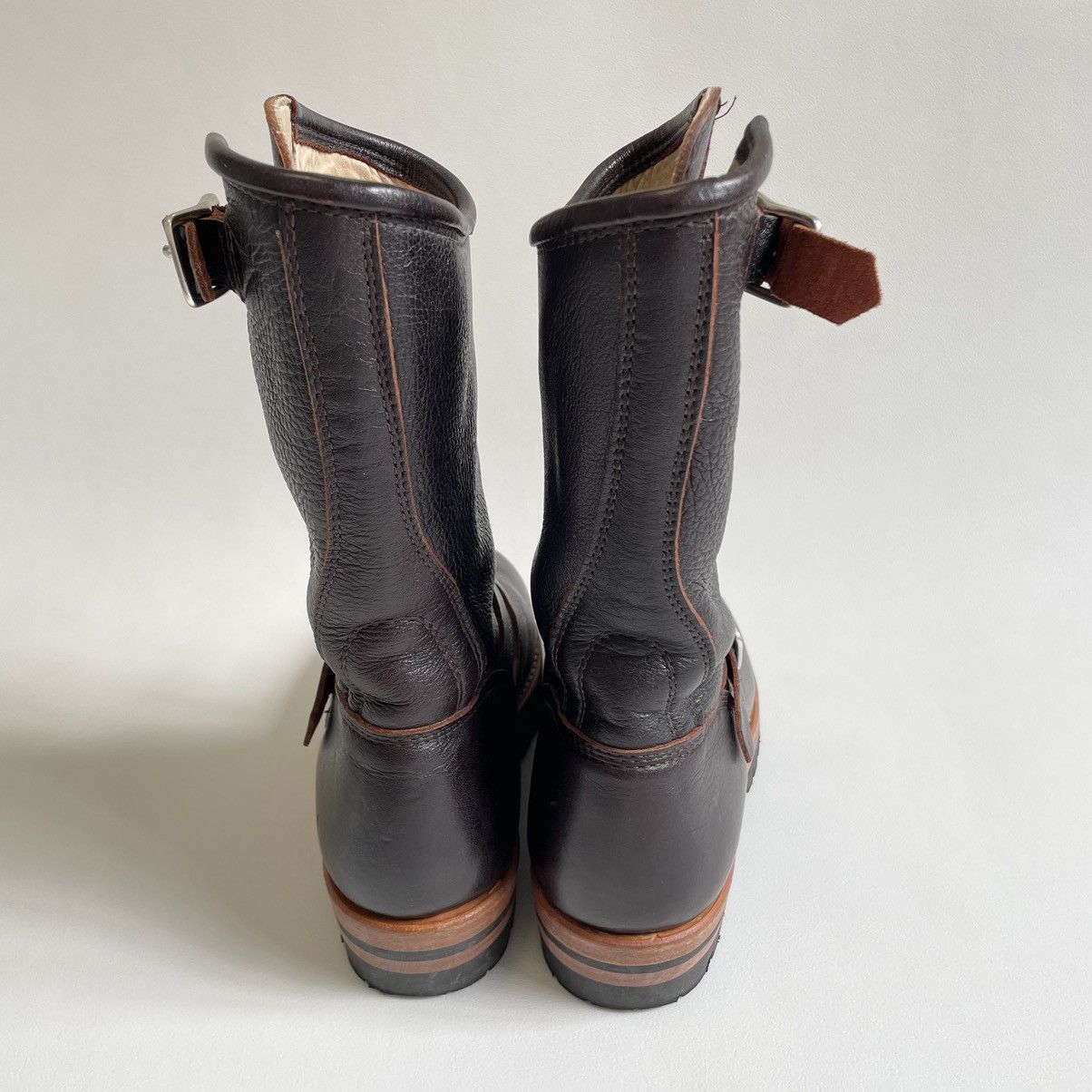 DENIM TEARS × Our Legacy ‘Corrall’ Oxblood Leather Engineer Boots Size US 9 / IT 39 - 16 Thumbnail