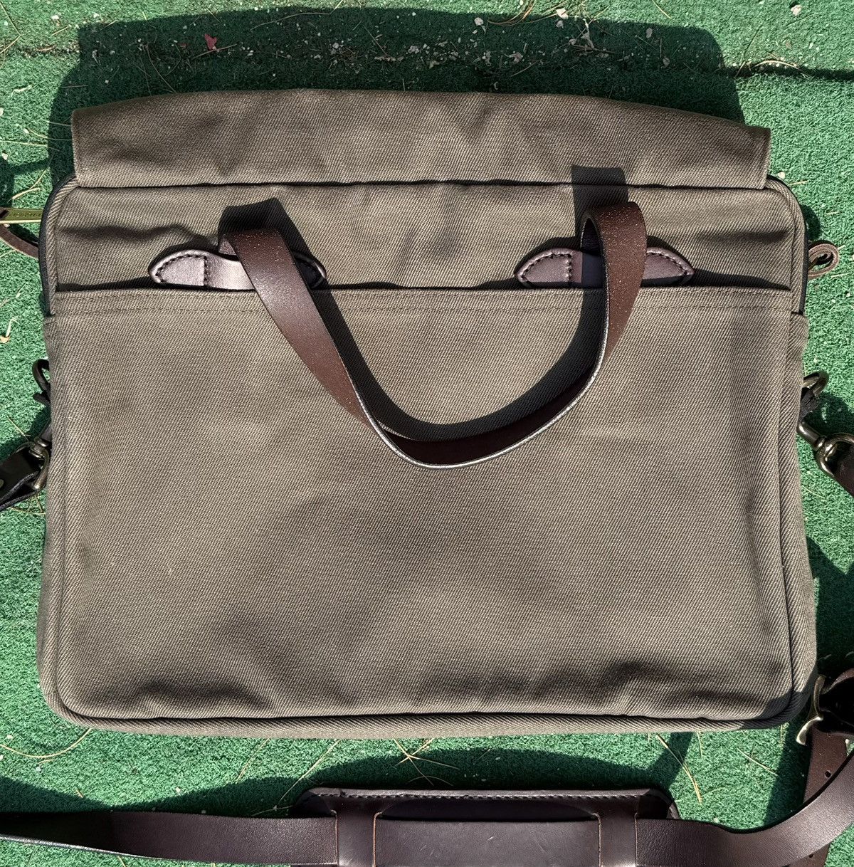 Filson Filson 256 Briefcase Otter Green USA Made Black Label Size ONE SIZE - 2 Thumbnail