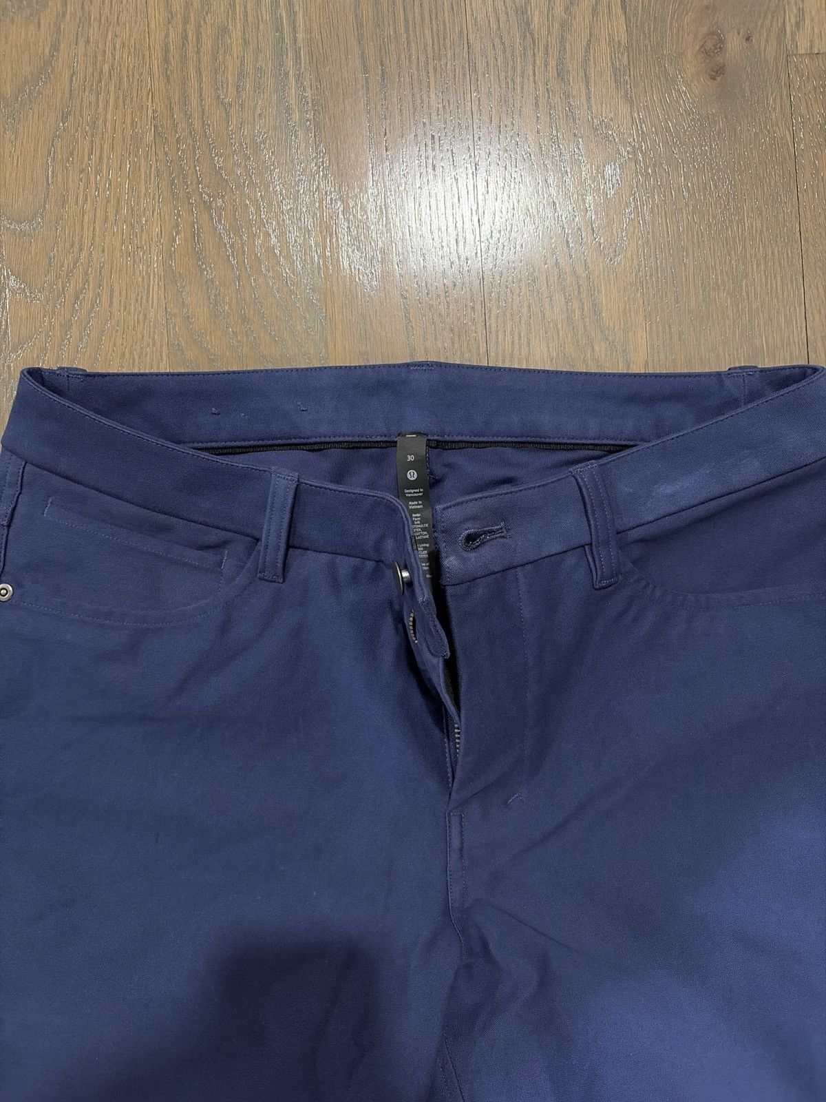 Lululemon Navy Blue ABC Slim Fit Pant Size US 30 / EU 46 - 1 Thumbnail