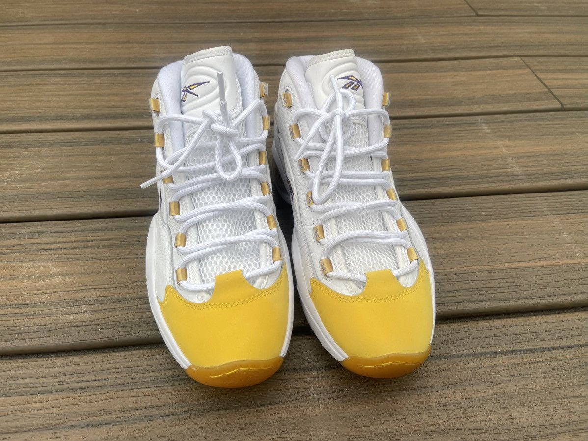 Reebok Reebok Question Yellow Toe Sz 9.5 Size US 9.5 / EU 42-43 - 3 Thumbnail