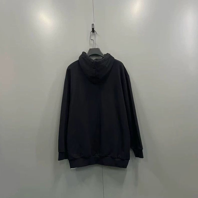 Celine Celine Black Studded Logo Hoodie XS New Size US XS / EU 42 / 0 - 2 Thumbnail
