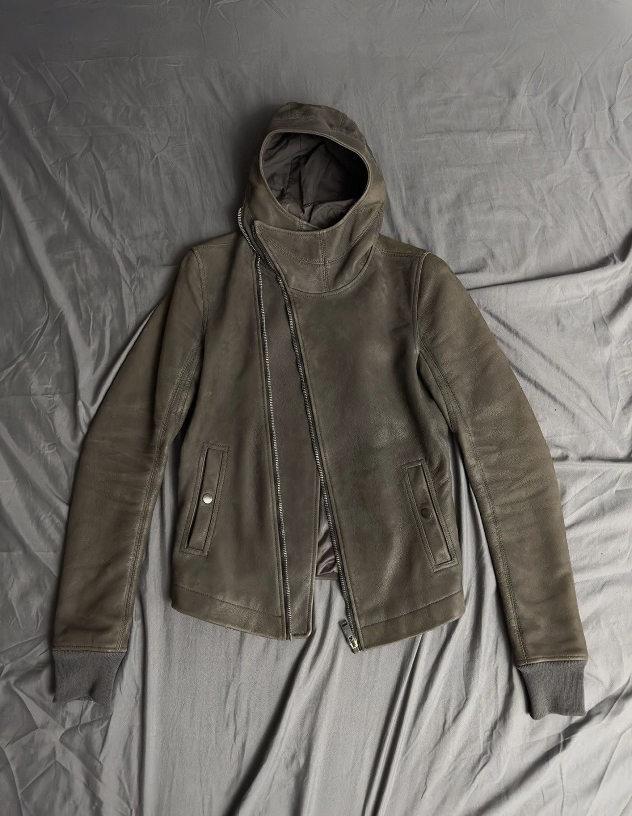 Rick Owens Rick Owens bullet leather jacket sphinx | Grailed
