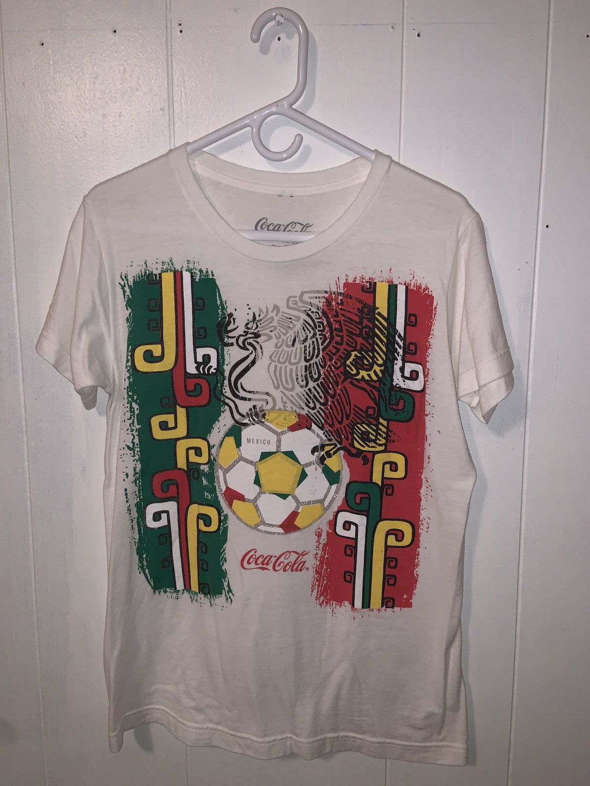 Coca Cola Coca Cola Factory 2014 Mexico Soccer T Size US S / EU 44-46 / 1 - 8 Thumbnail