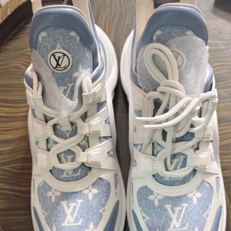 Louis Vuitton Louis Vuitton Archlight Denim Sneakers for Women -2508 Size US 9.5 / IT 39.5 - 2 Thumbnail