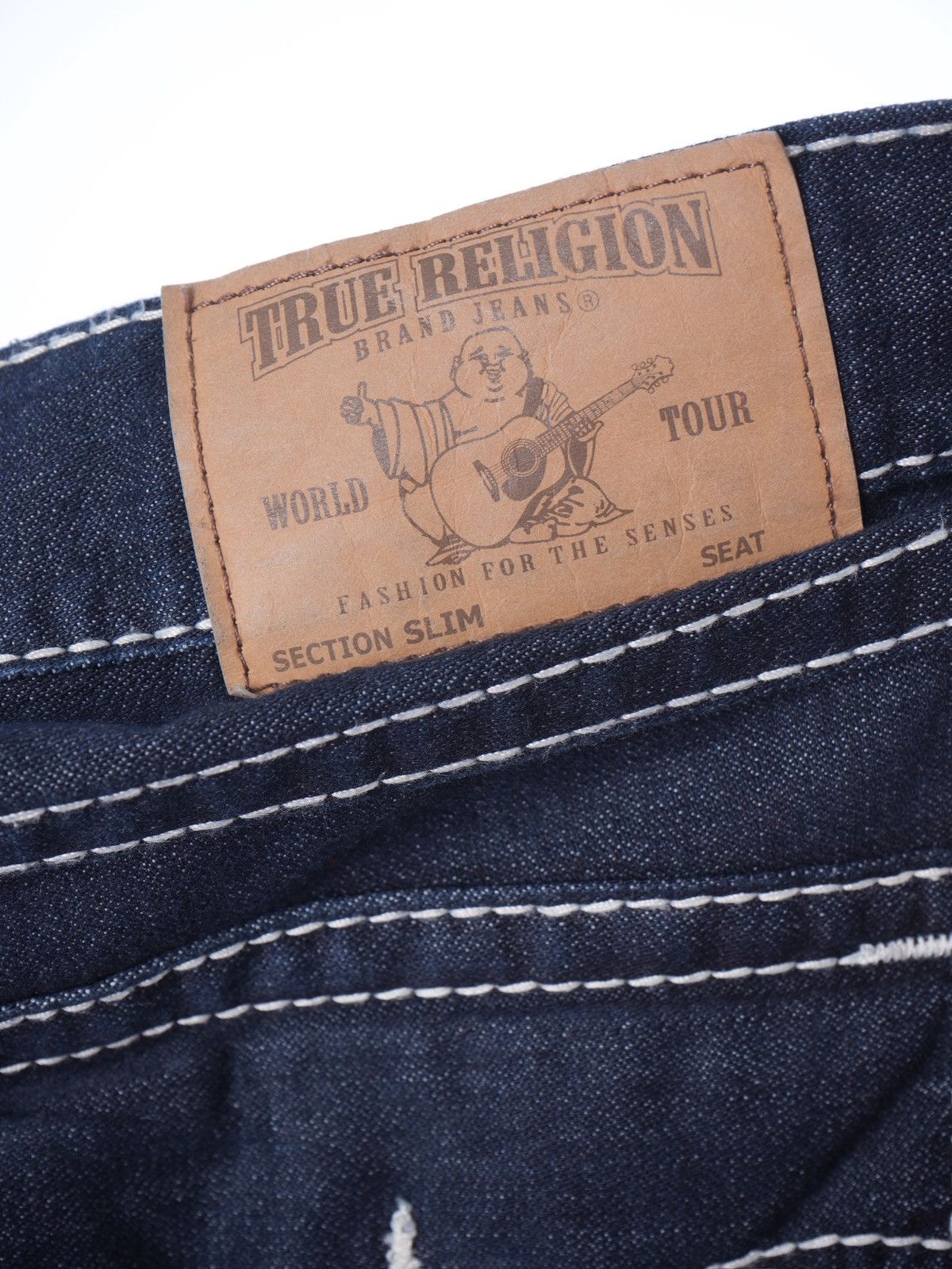 True Religion Slim Vintage TRUE RELIGION RICKY SUPER T JEANS Size US 38 / EU 54 - 4 Thumbnail