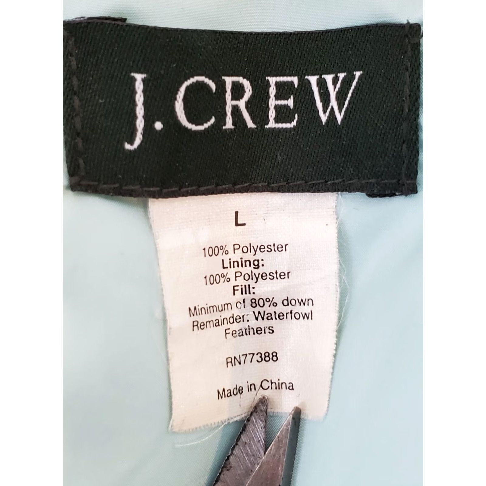 J.Crew J. CREW Navy Blue Down Puffer Vest Full Zip Snap Women L Size L / US 10 / IT 46 - 4 Thumbnail