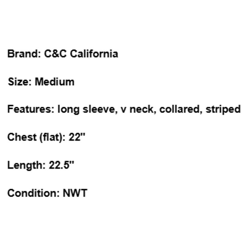 Other NWT C&C California Sweater Stripe Coastal Preppy White M Size M / US 6-8 / IT 42-44 - 8 Thumbnail